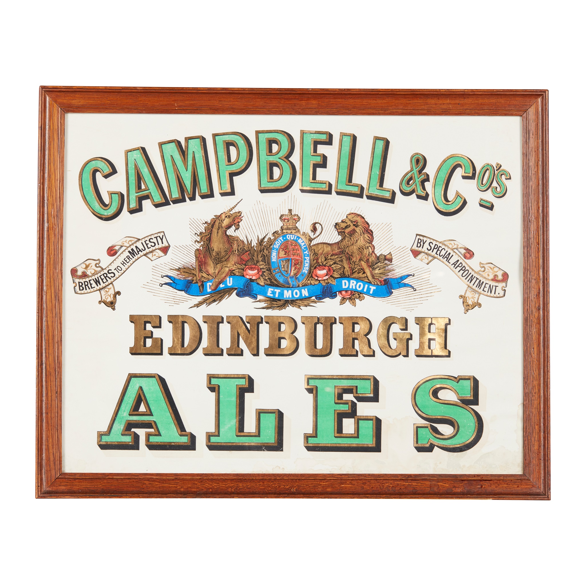A CAMPBELL & CO. PUB ADVERTISING POSTER