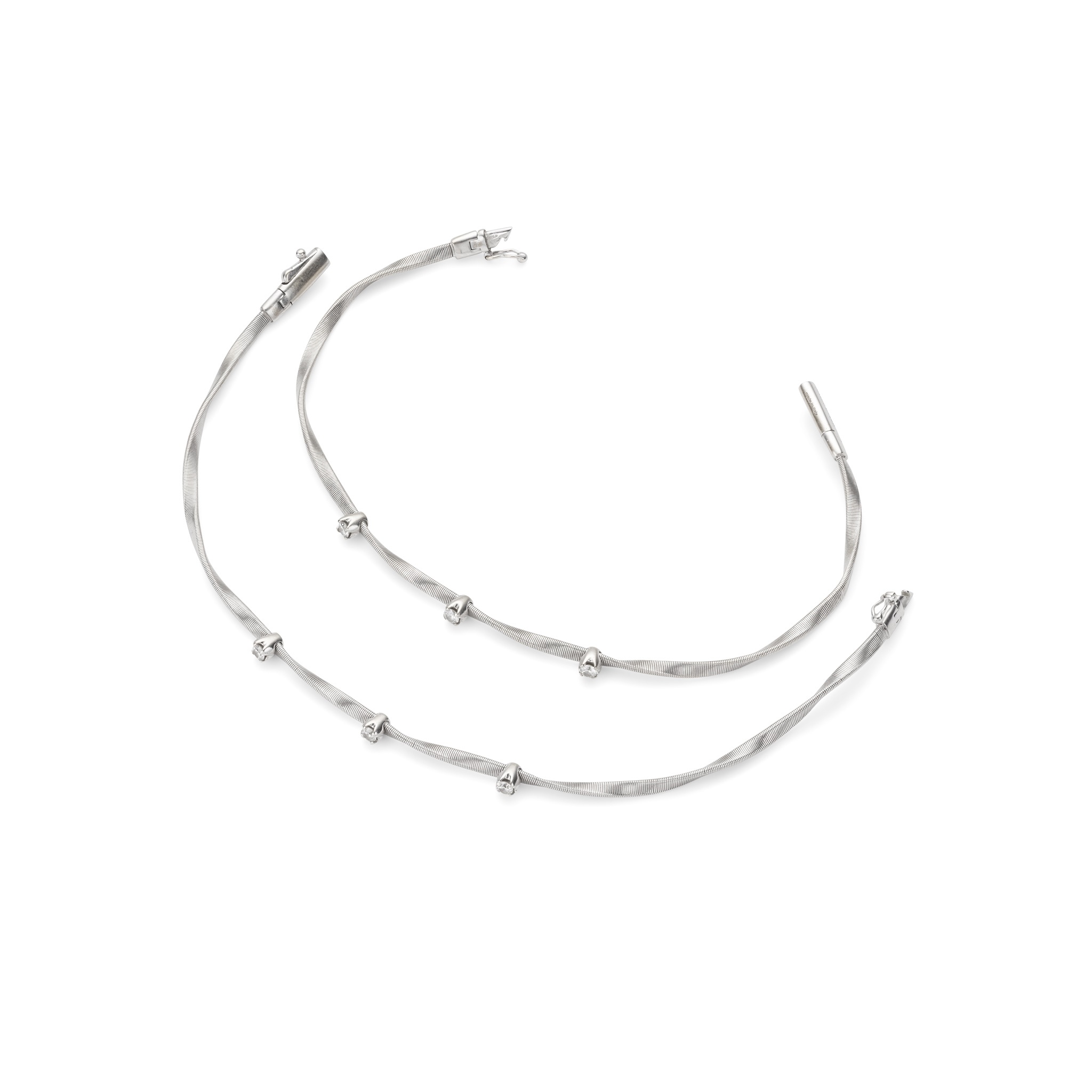 Marco Bicego: A pair of diamond 'Goa' bracelets