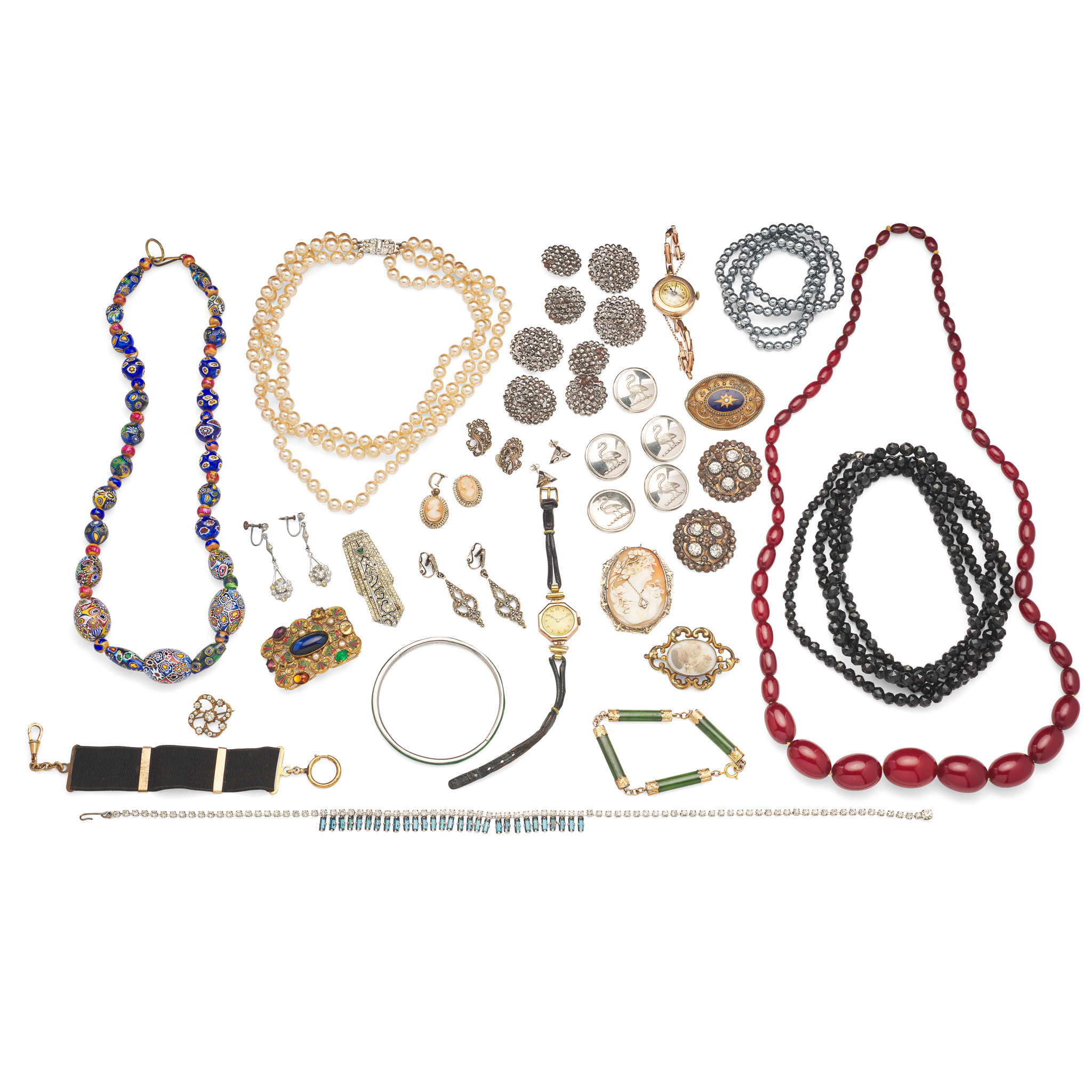 A large collection of costume jewellery