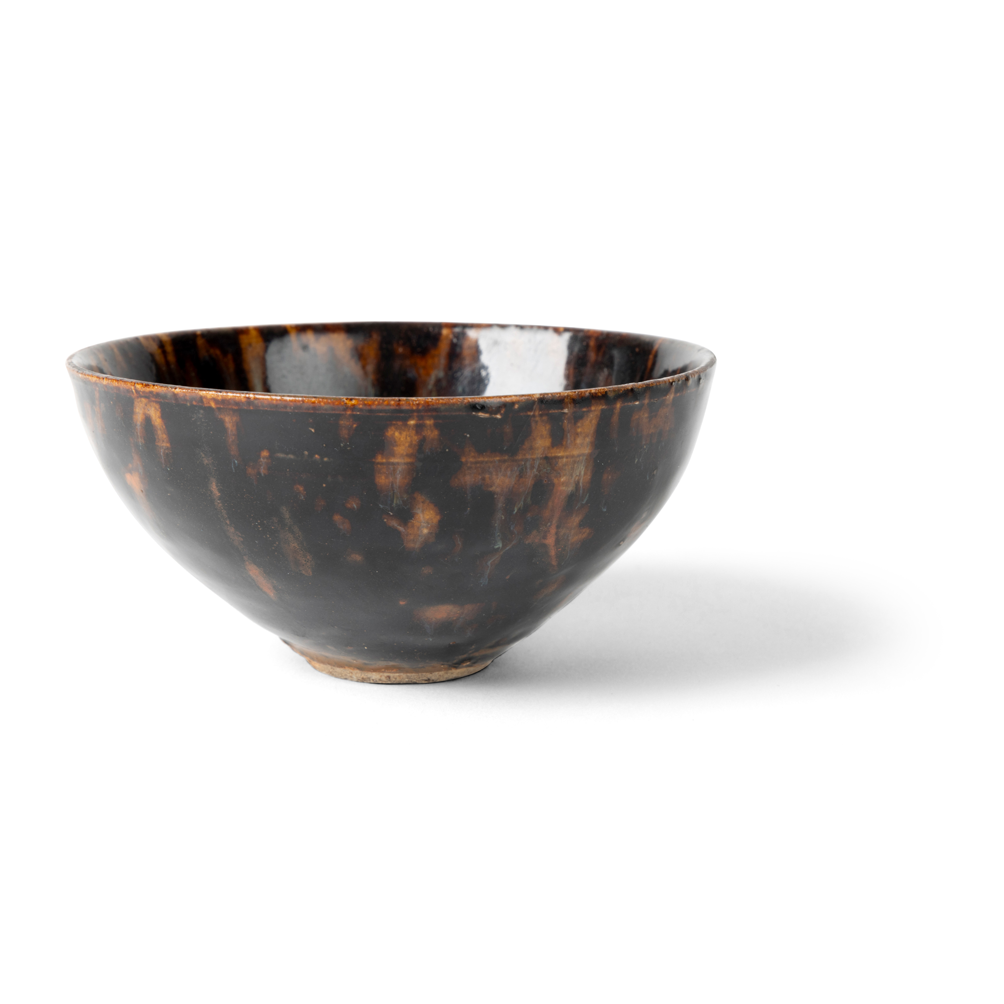 CHINESE JIZHOU 'TORTOISESHELL' GLAZED BOWL