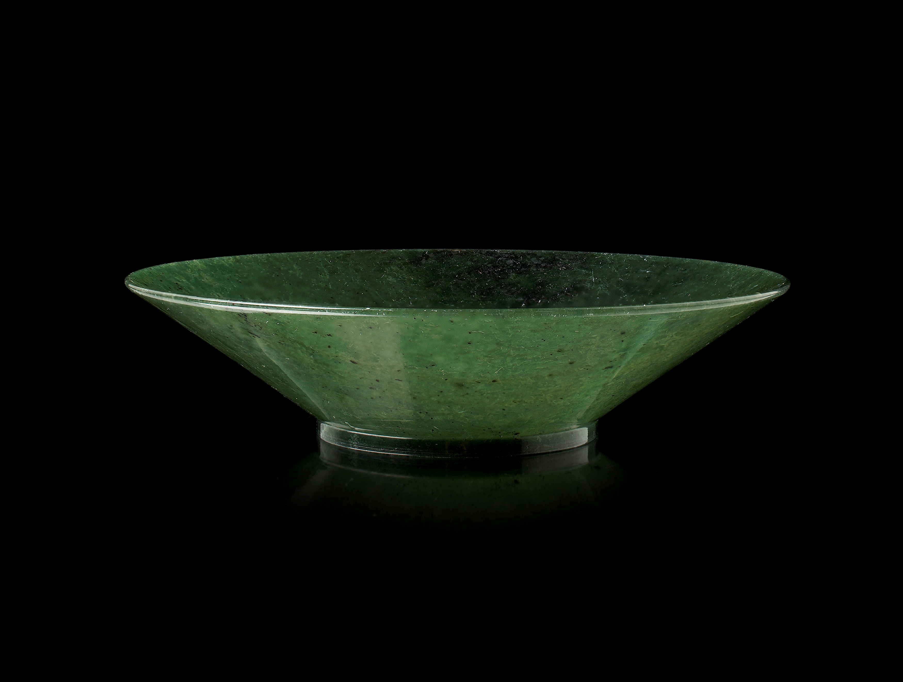PAIR OF CHINESE NEPHRITE JADE BOWLS