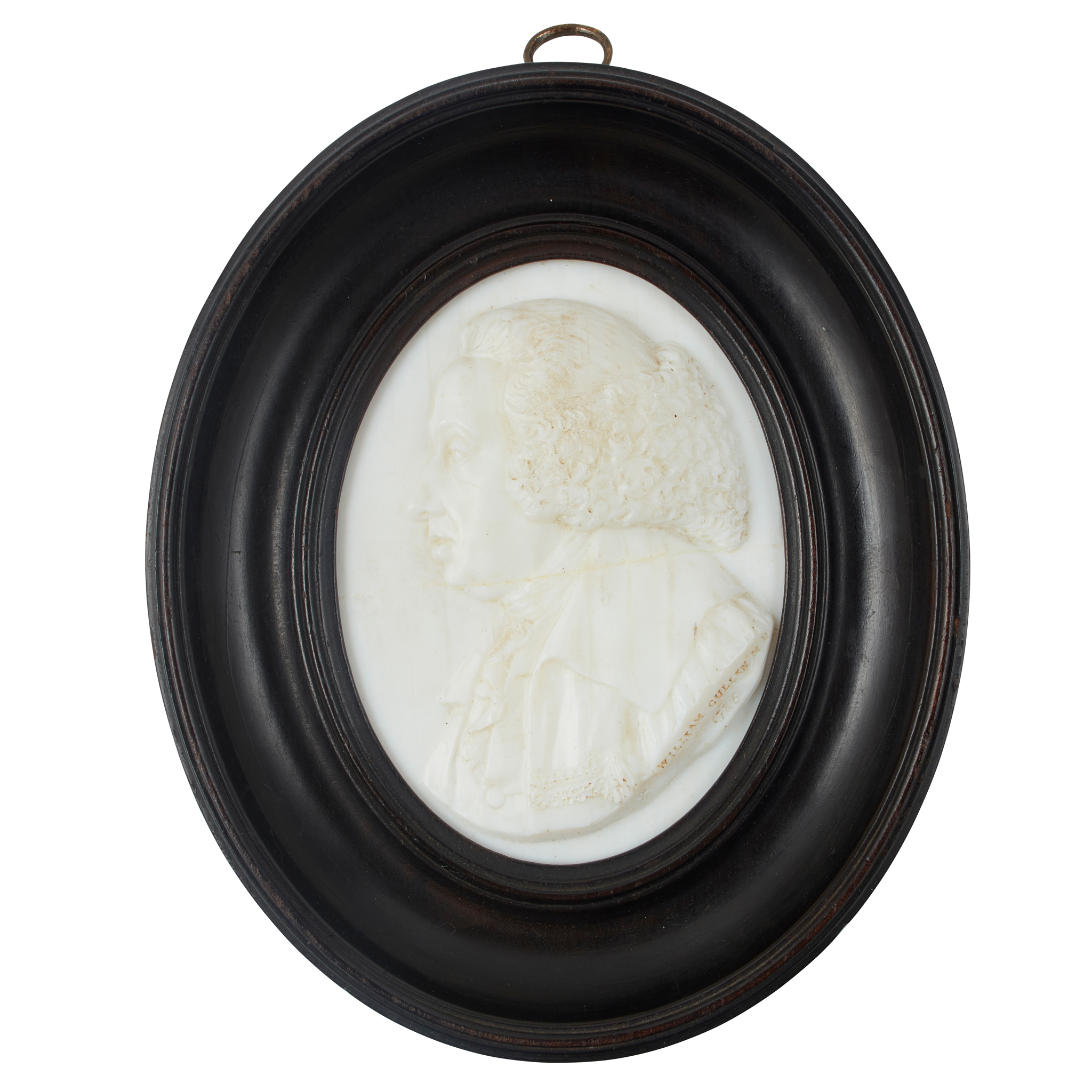 GLASS PASTE PORTRAIT MEDALLION OF WILLIAM CULLEN, BY JAMES TASSIE