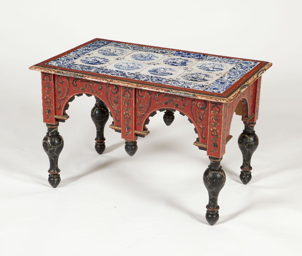 DUTCH PAINTED LOW TABLE