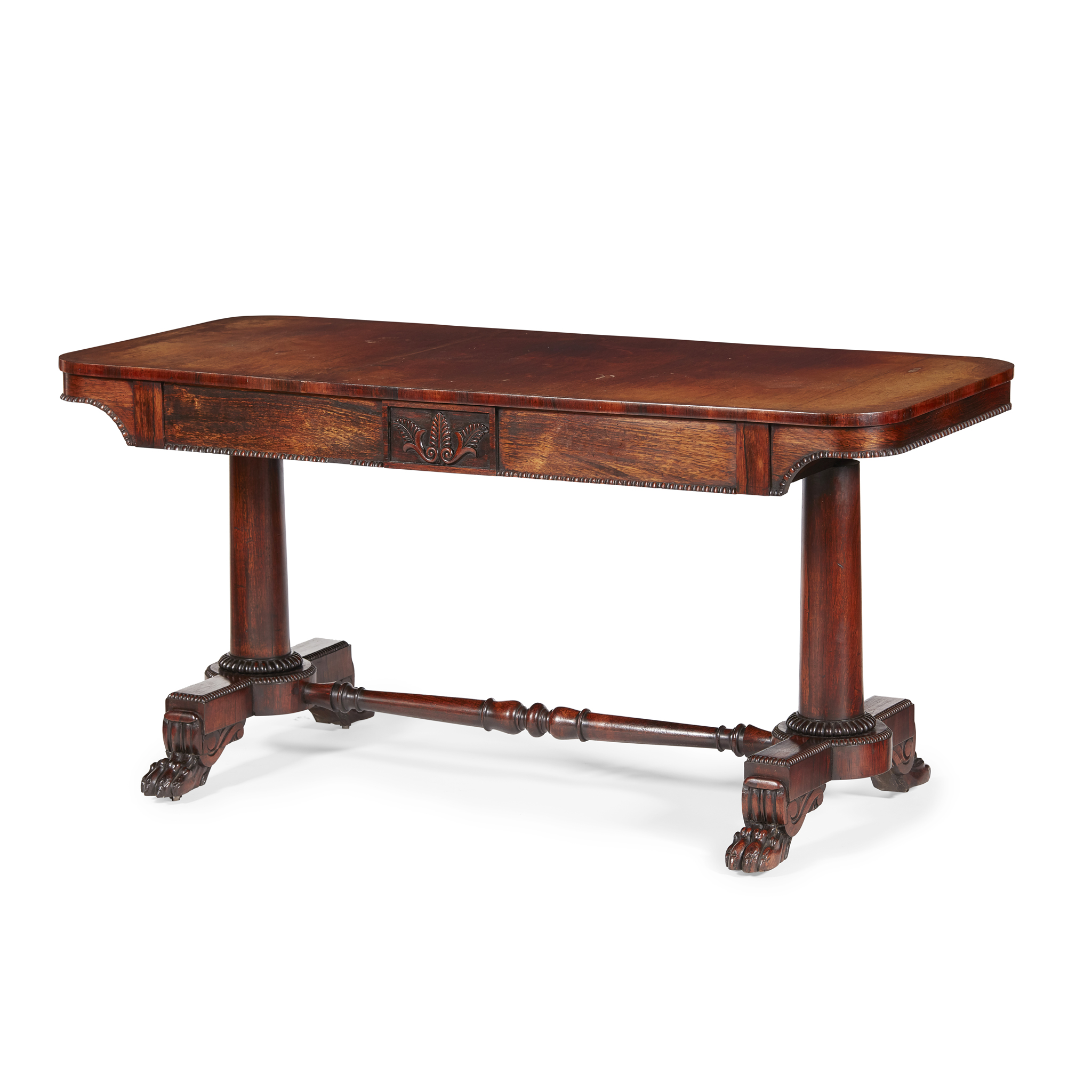 WILLIAM IV ROSEWOOD LIBRARY TABLE