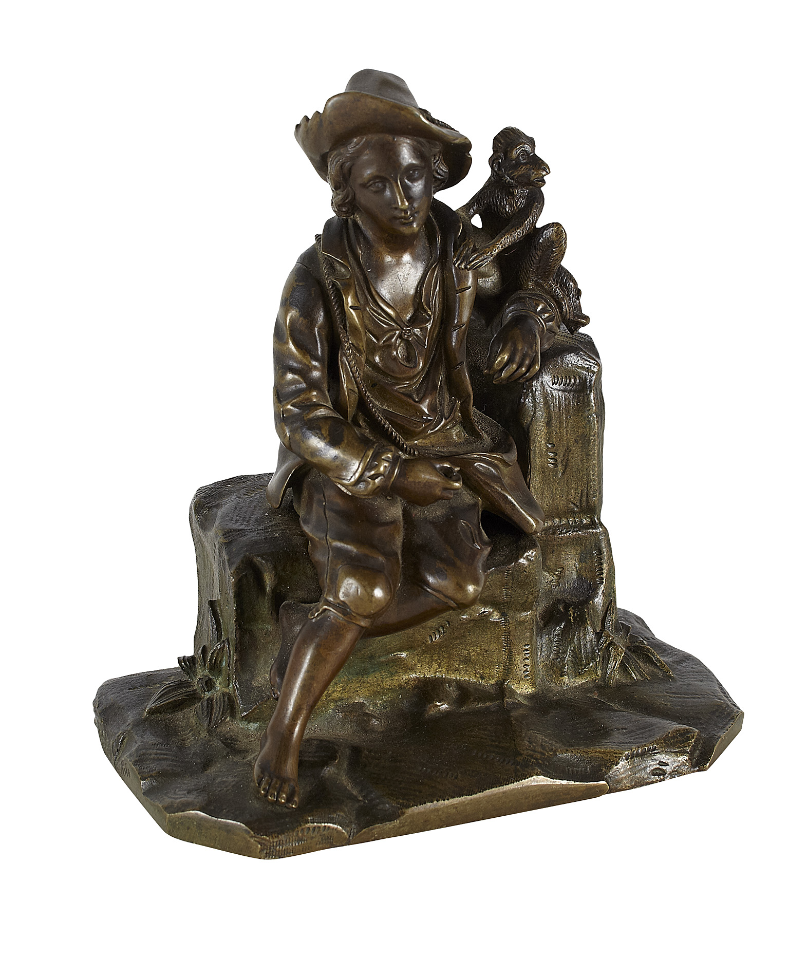 FRENCH BRONZE FIGURE GROUP