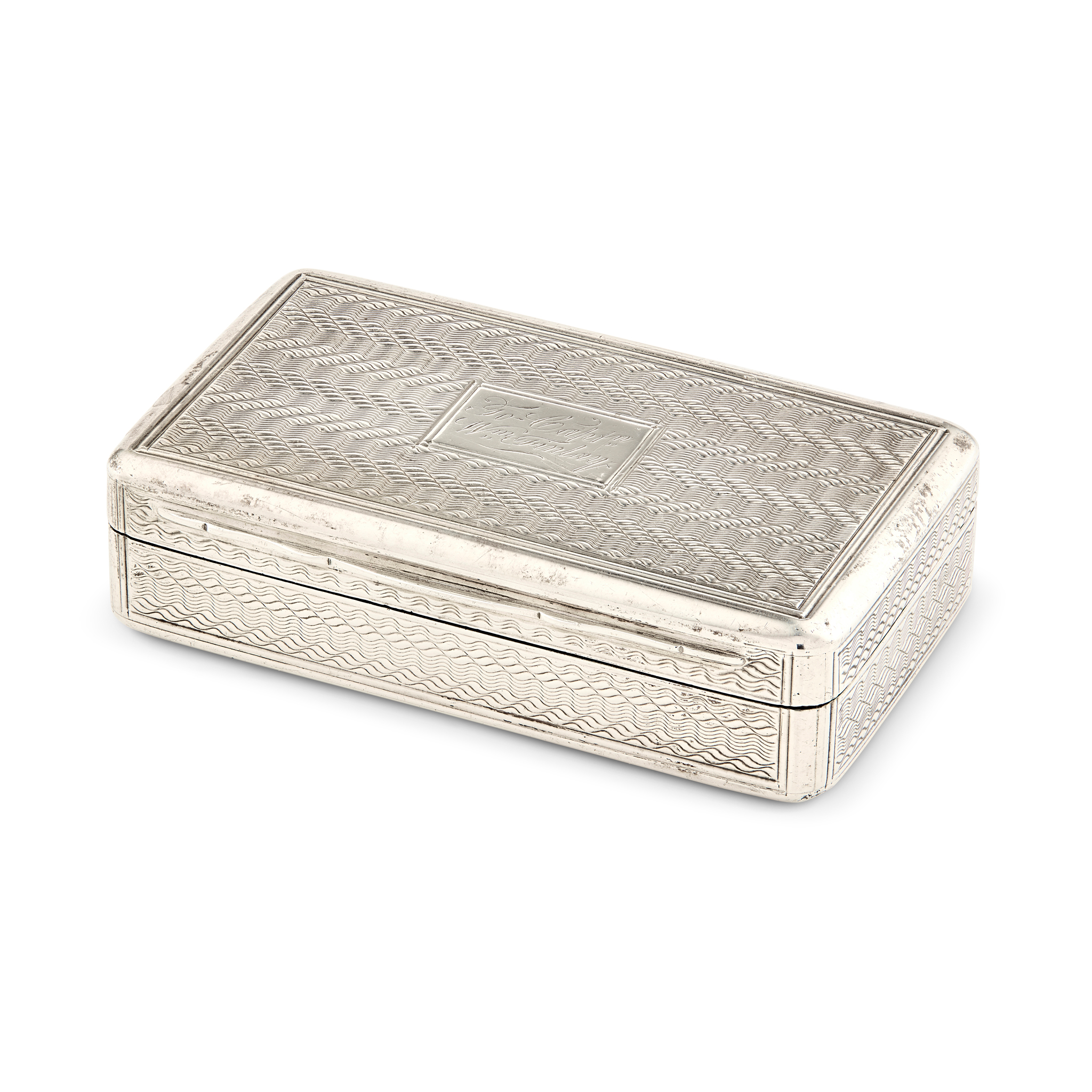 A GEORGE III SNUFF BOX