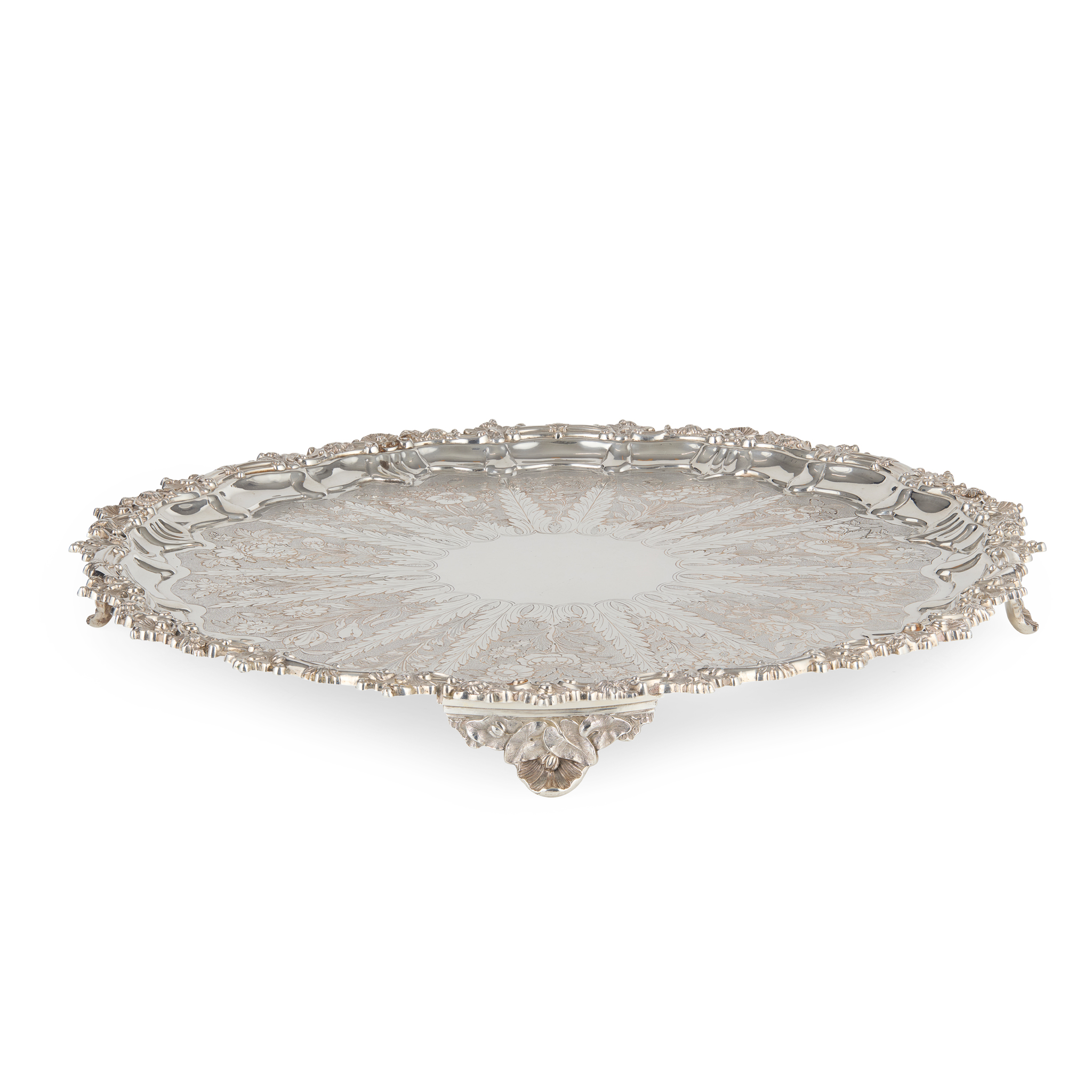 AN IMPRESSIVE WILLIAM IV SALVER