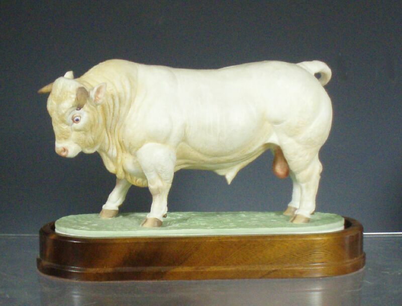 A Royal Worcester figure 'Charolais bull' by Doris Lindner, 1968
