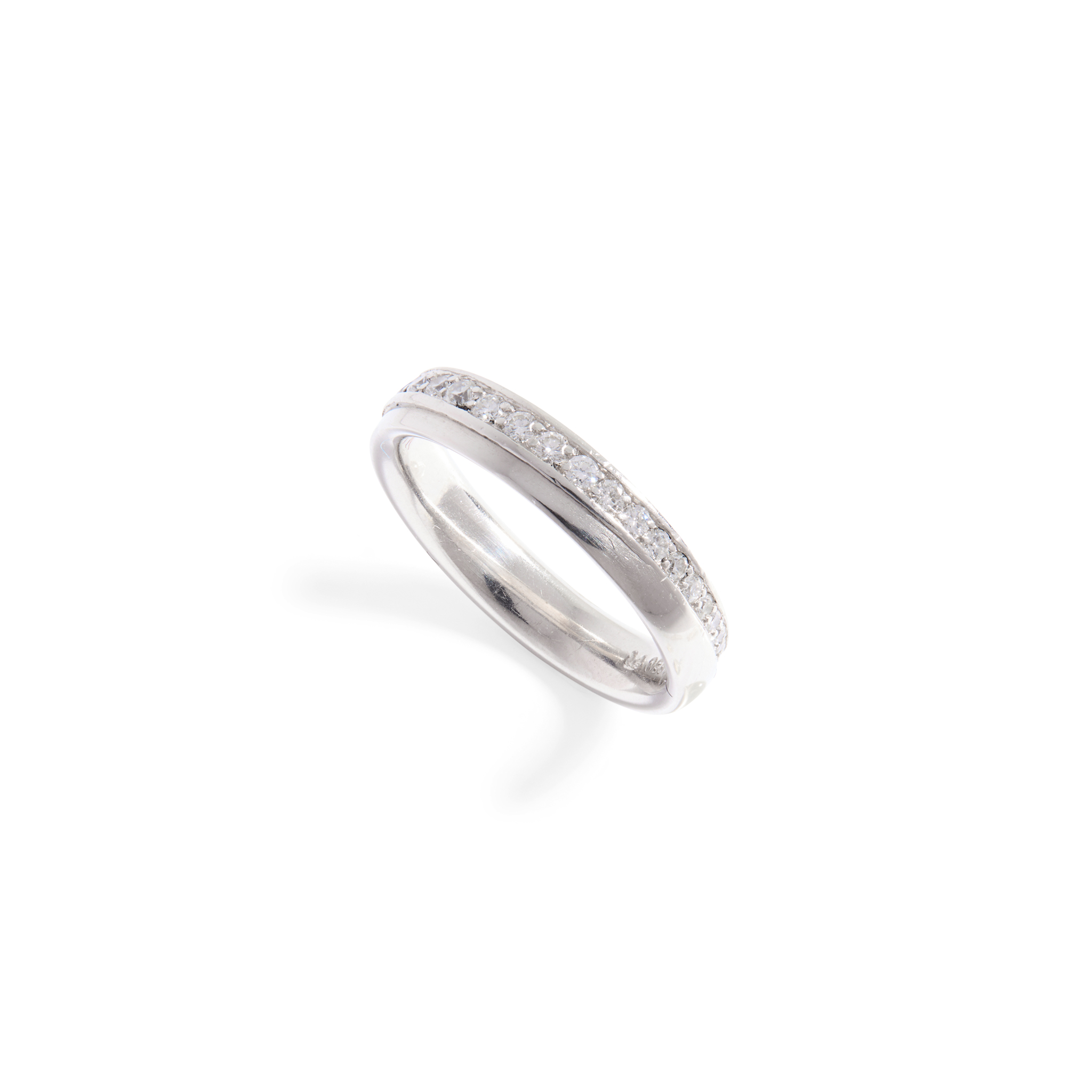 A diamond eternity ring