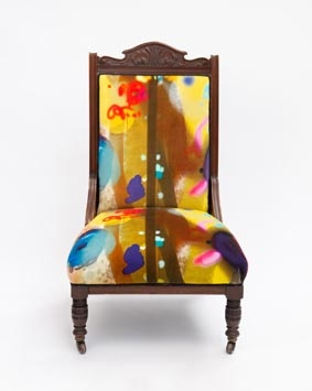 TIMOROUS BEASTIES GRAFFITI WOODEN CHAIR