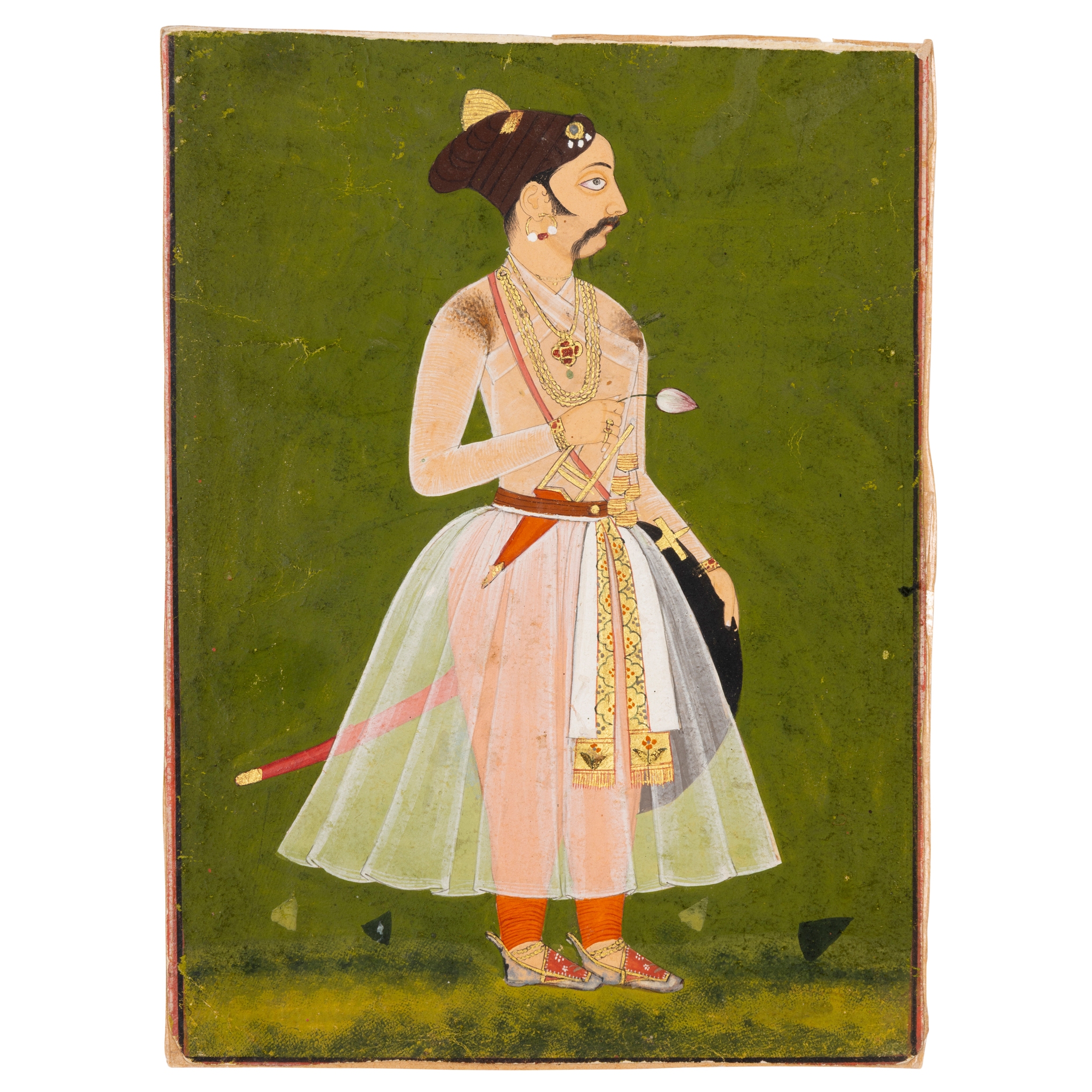 A PORTRAIT OF THE MEWAR COURTIER RAWAT CHUNDA OF SALUMBAR