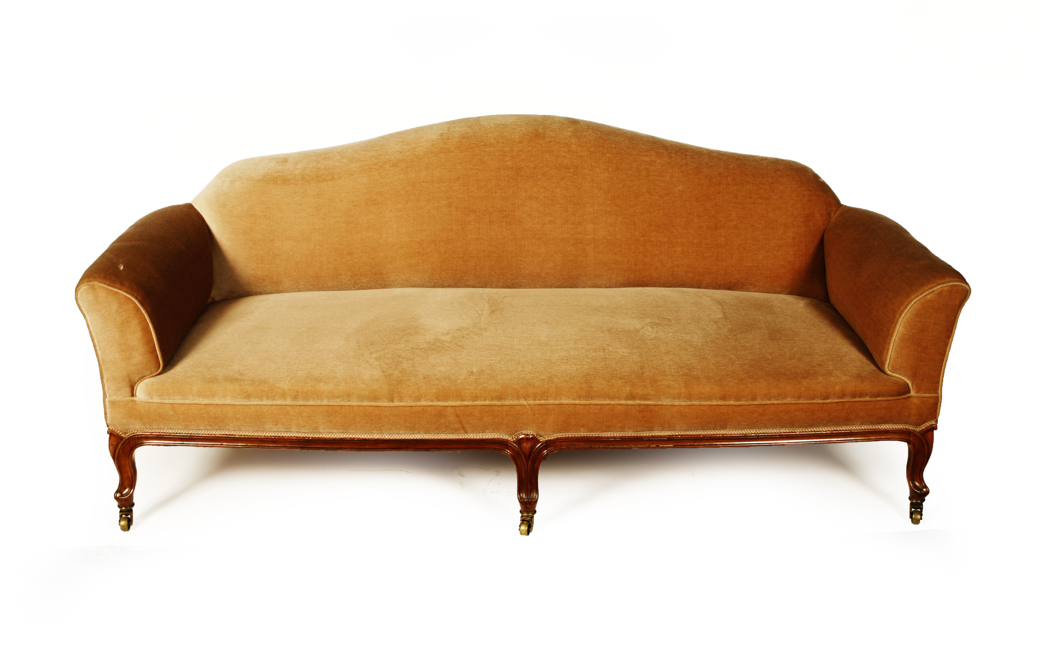 WHYTOCK AND REID MAHOGANY FRAMED SOFA