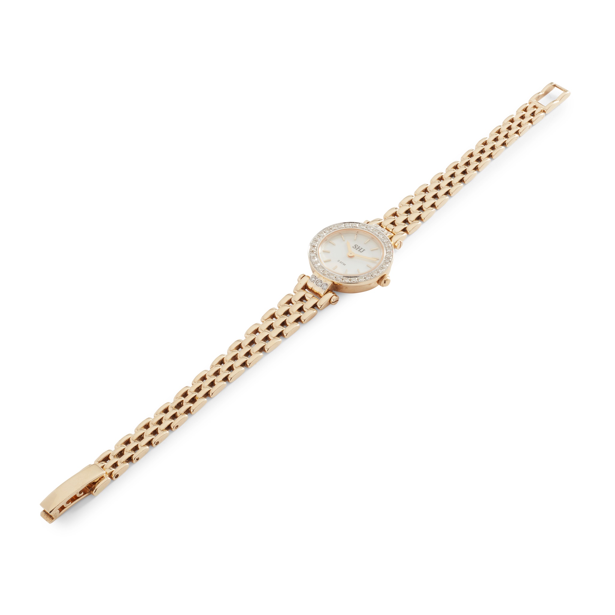 A lady's diamond cocktail watch