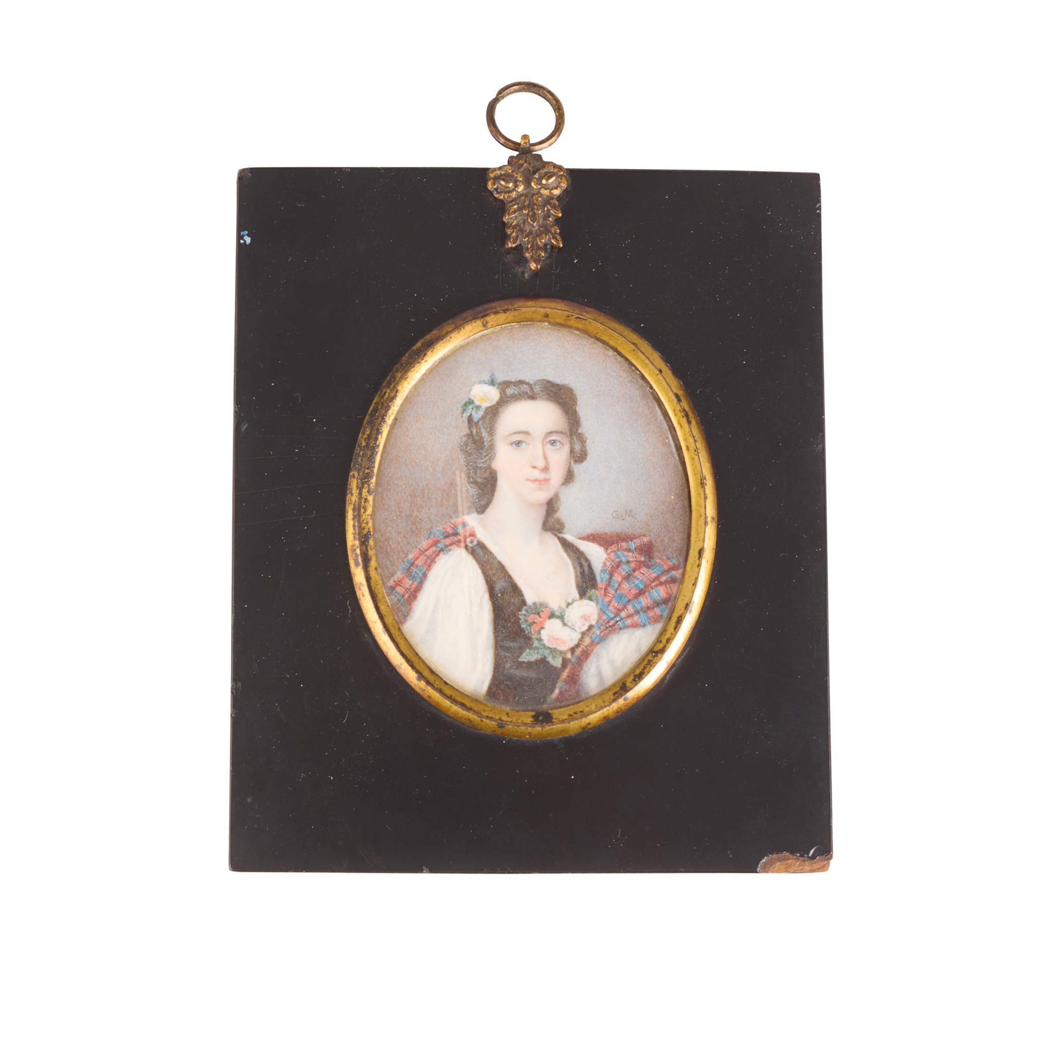 A PORTRAIT MINIATURE OF FLORA MACDONALD BY GEORGE MURRAY