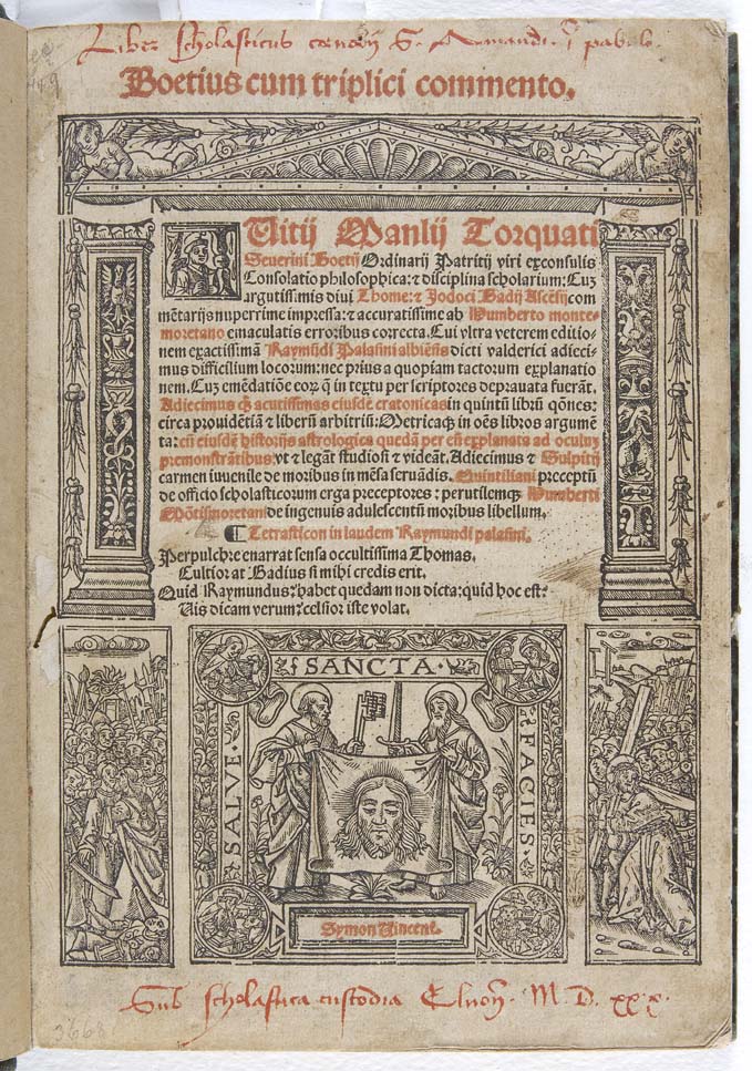 Boethius, Anicius Manlius Severinus