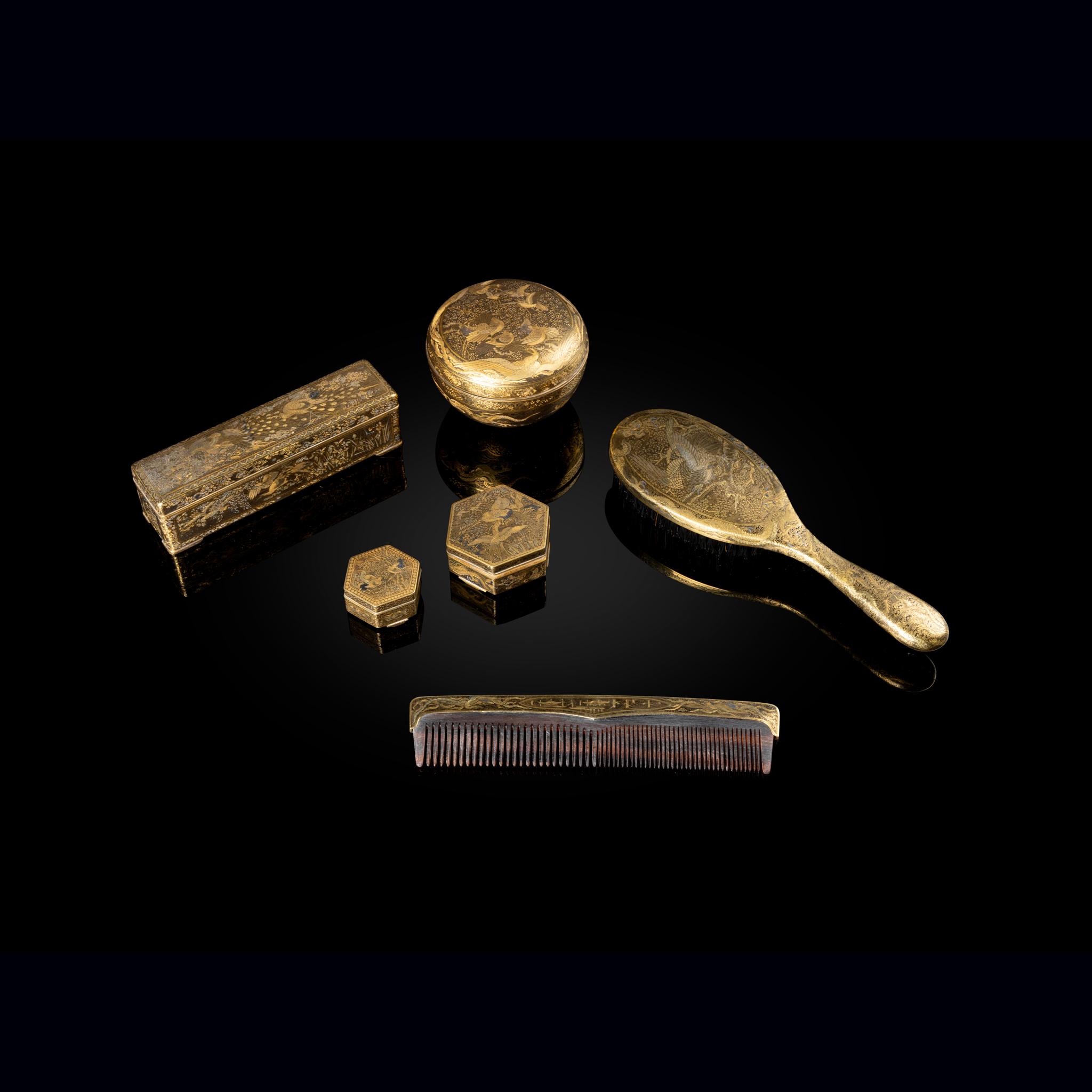 RARE JAPANESE KOMAI-STYLE BEAUTY SET