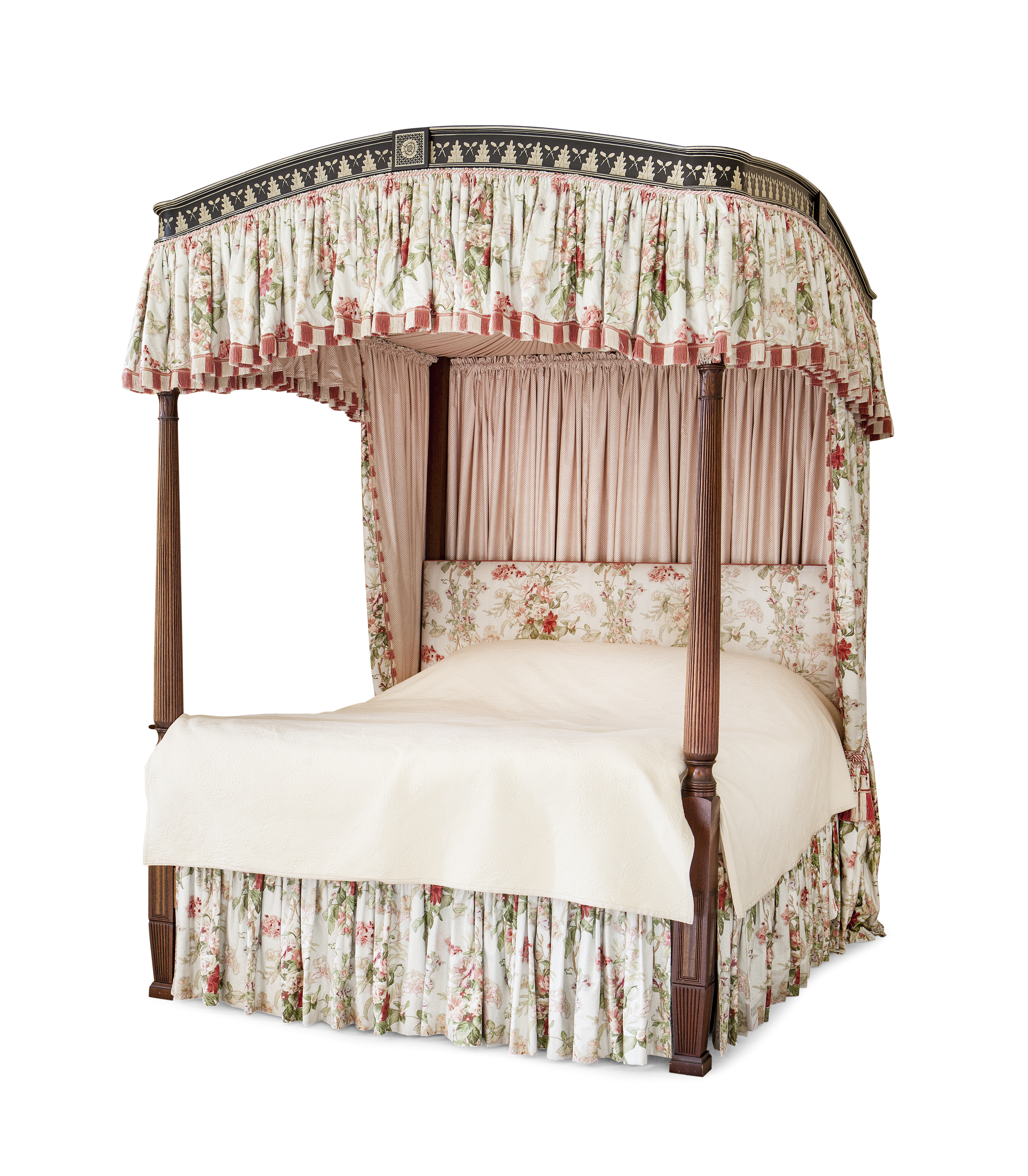 GEORGE III STYLE MAHOGANY TESTER BED