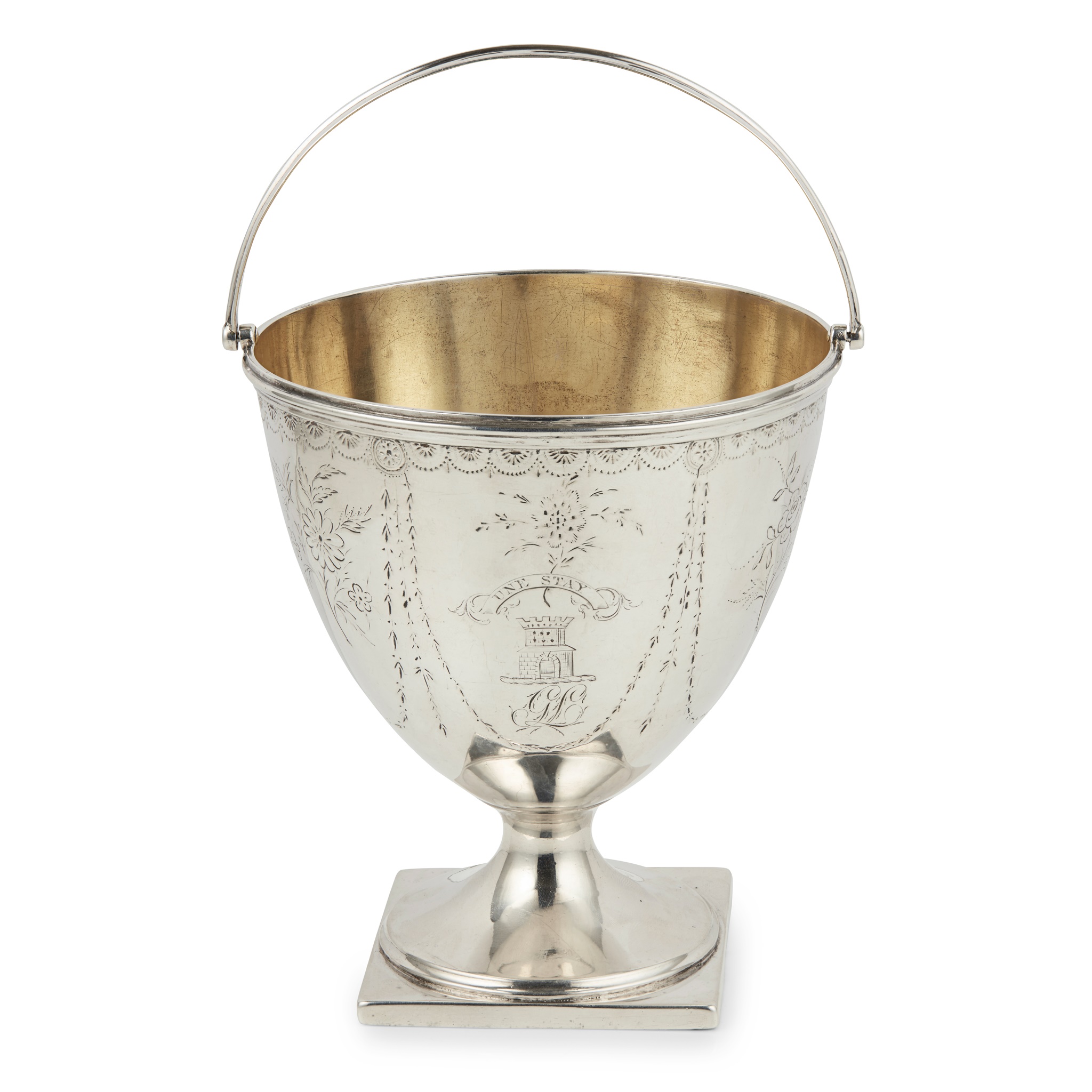 A GEORGE IV SUGAR BASKET