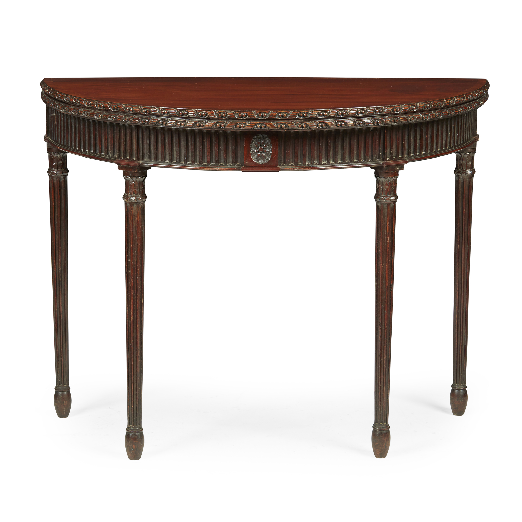 GEORGE III MAHOGANY CARD TABLE