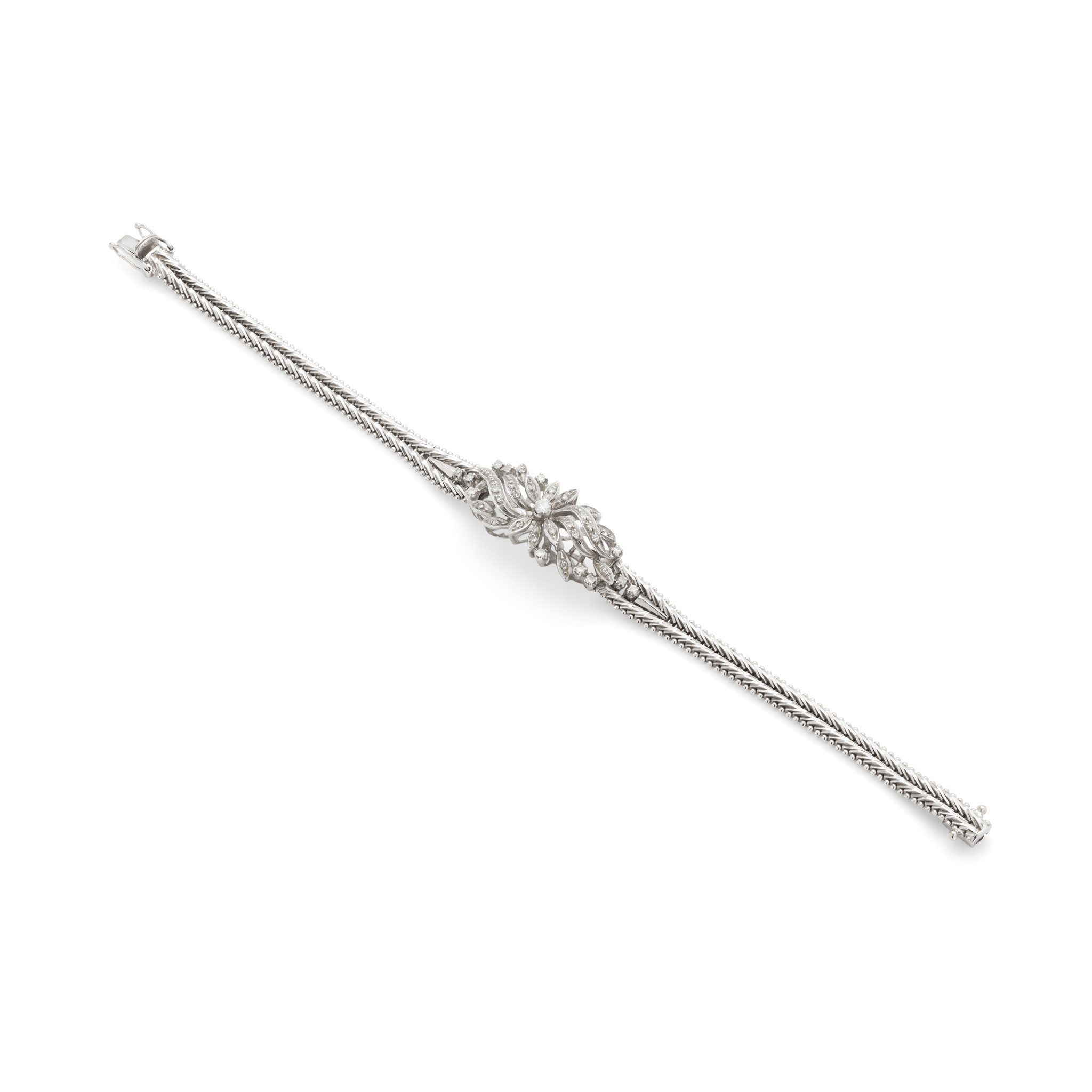 A diamond bracelet