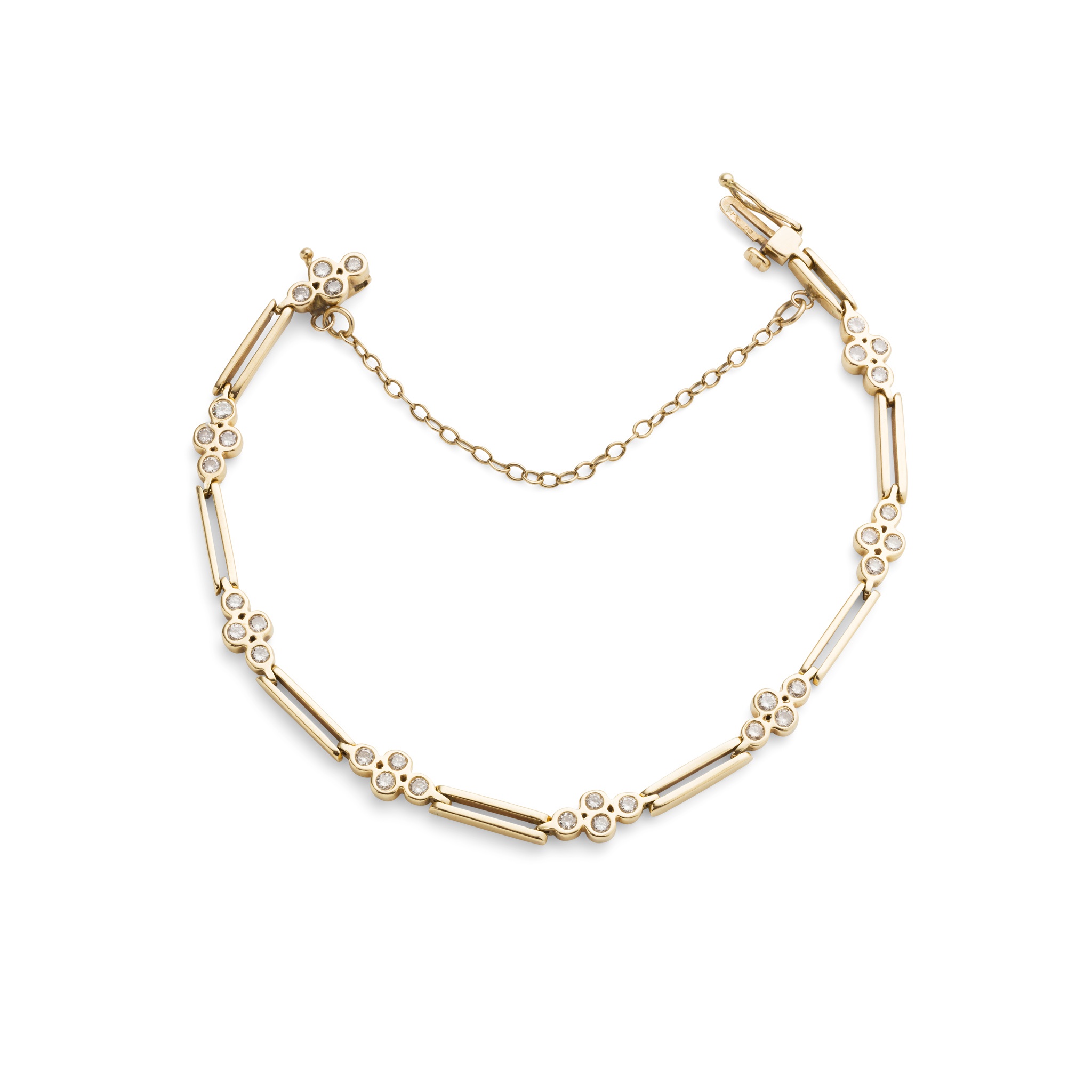A diamond bracelet