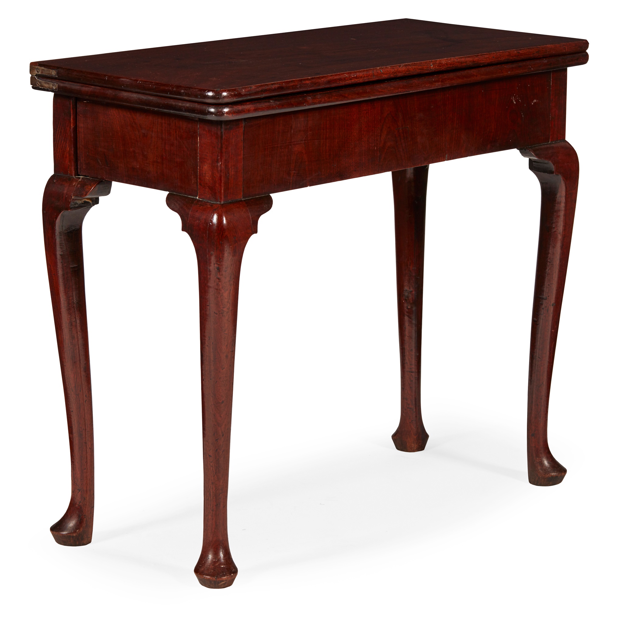 GEORGE II MAHOGANY TEA TABLE