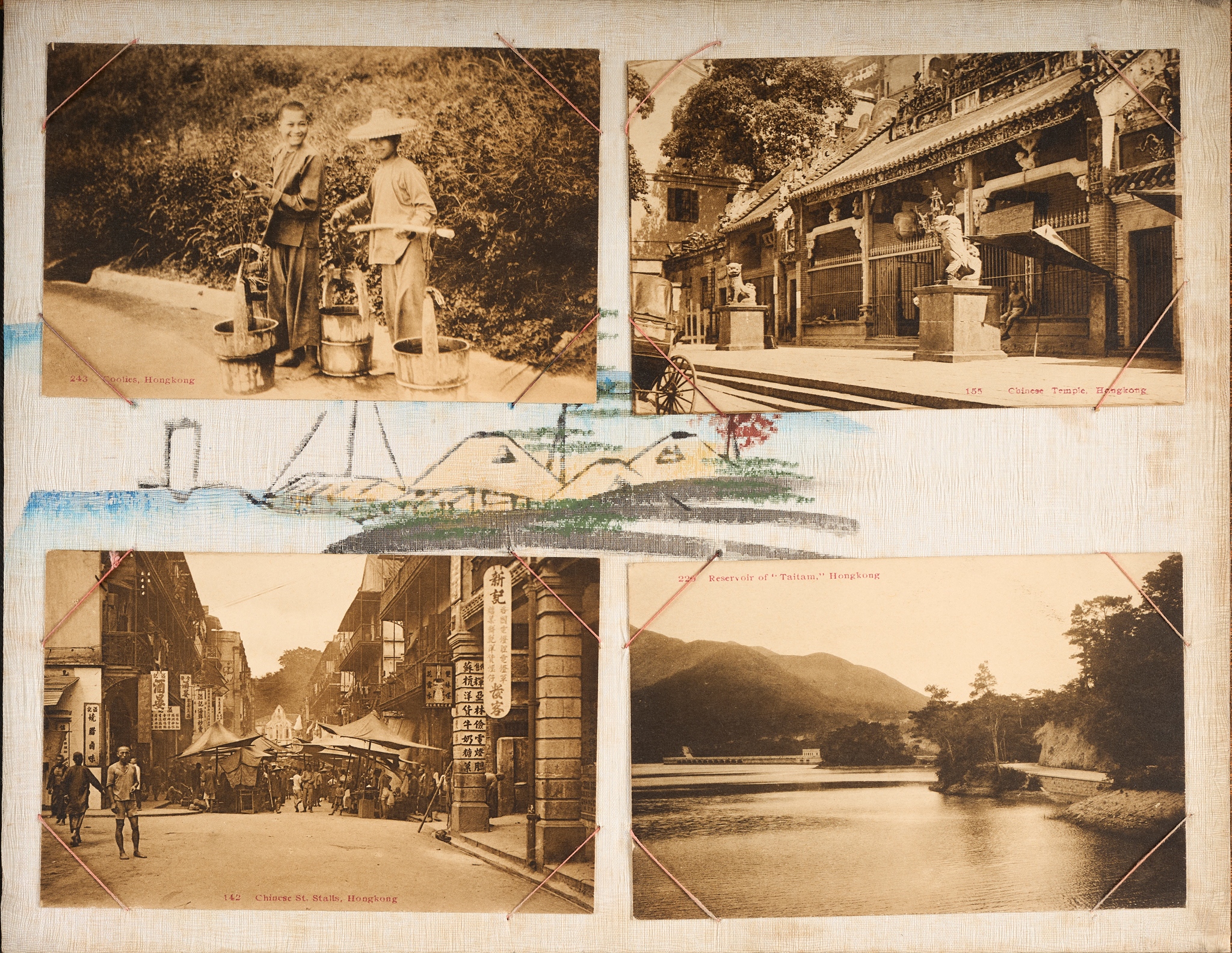 Hong Kong postcard album