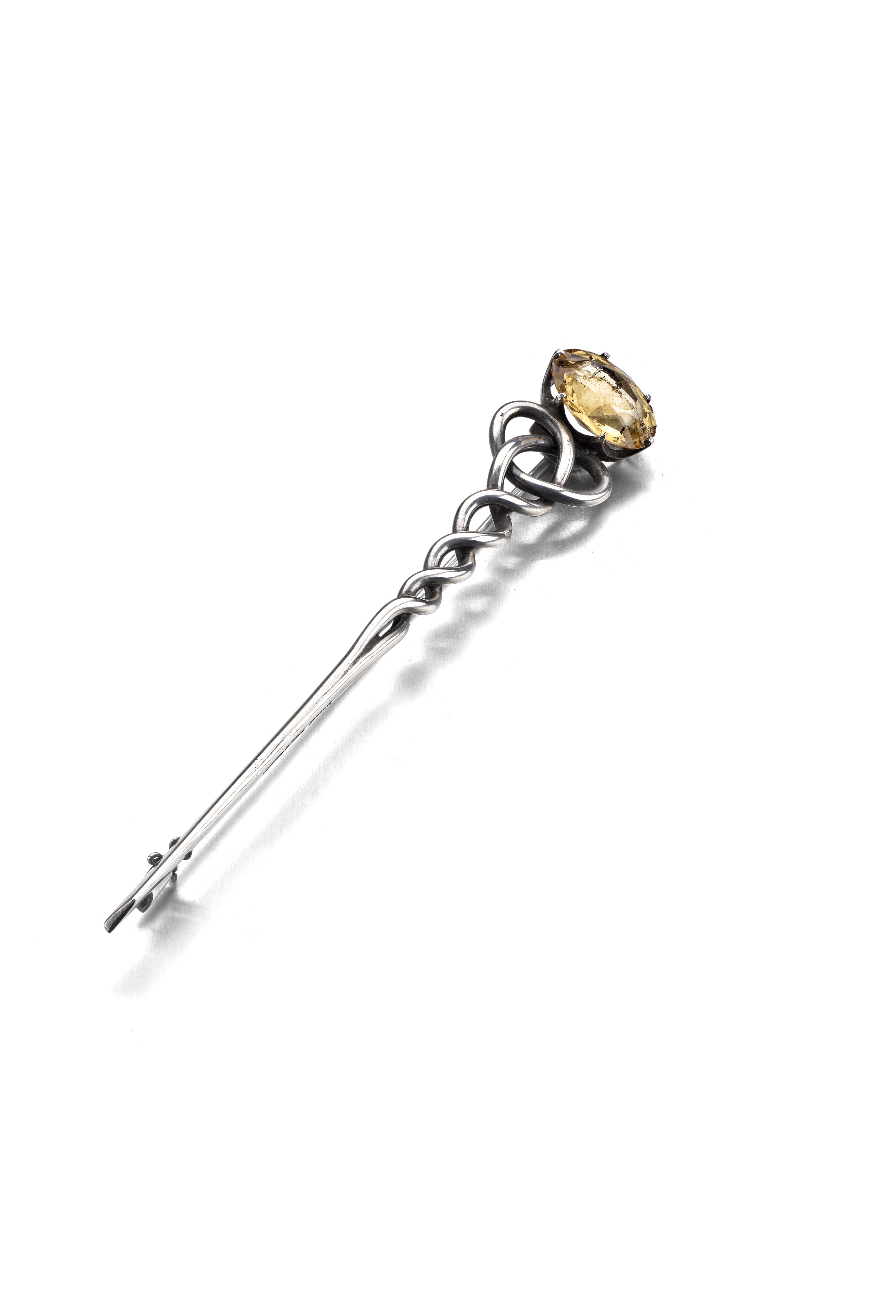 Ballater - a large Scottish provincial kilt pin / brooch