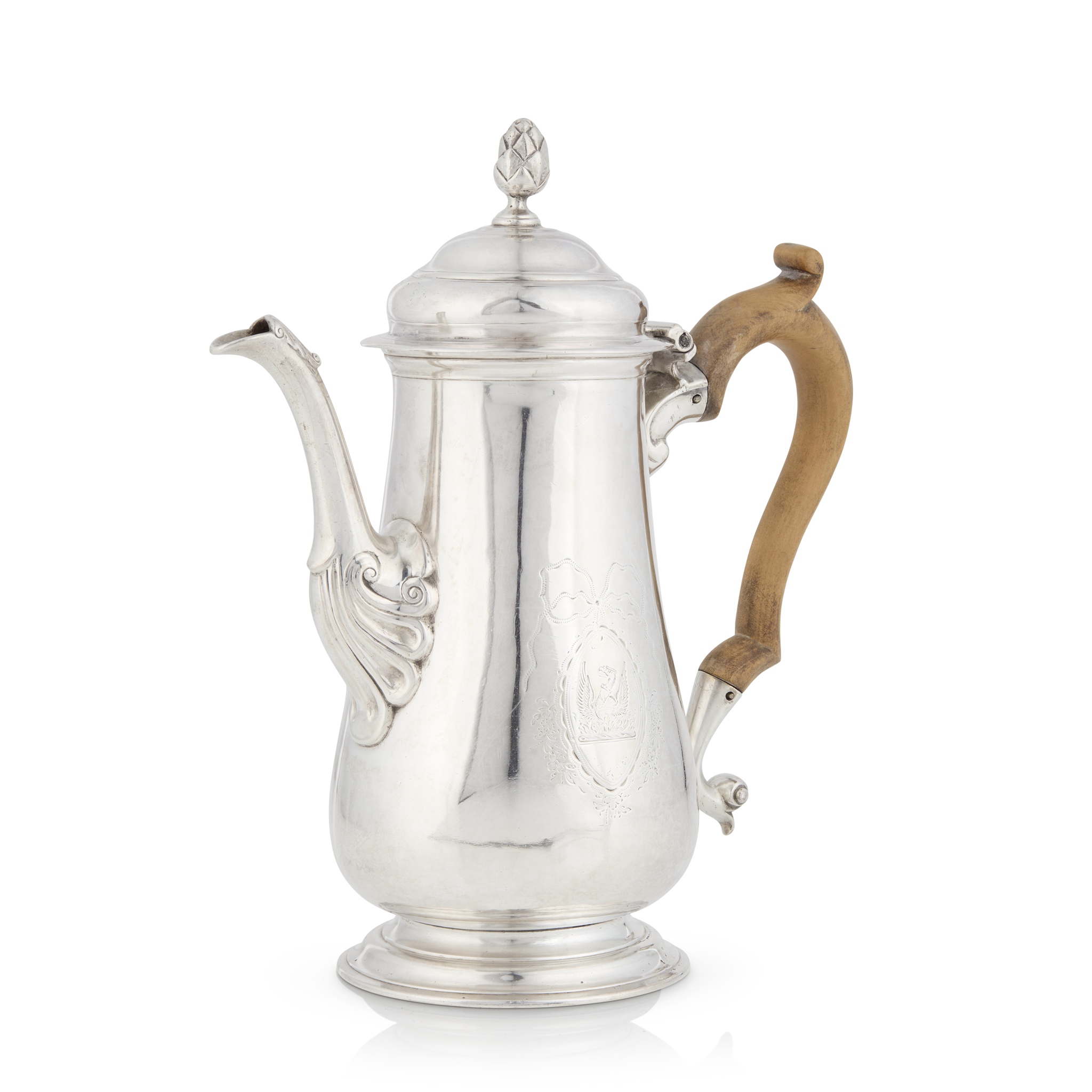 A GEORGE II COFFEE POT