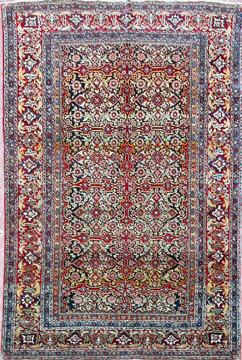 A Kashan rug
