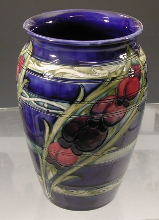 A Moorcroft shouldered cylindrical vase