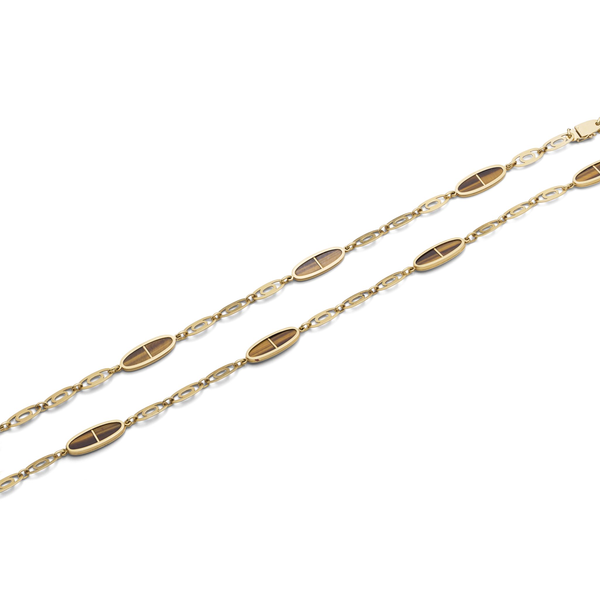 A tiger's eye longchain, by G. Vassellari