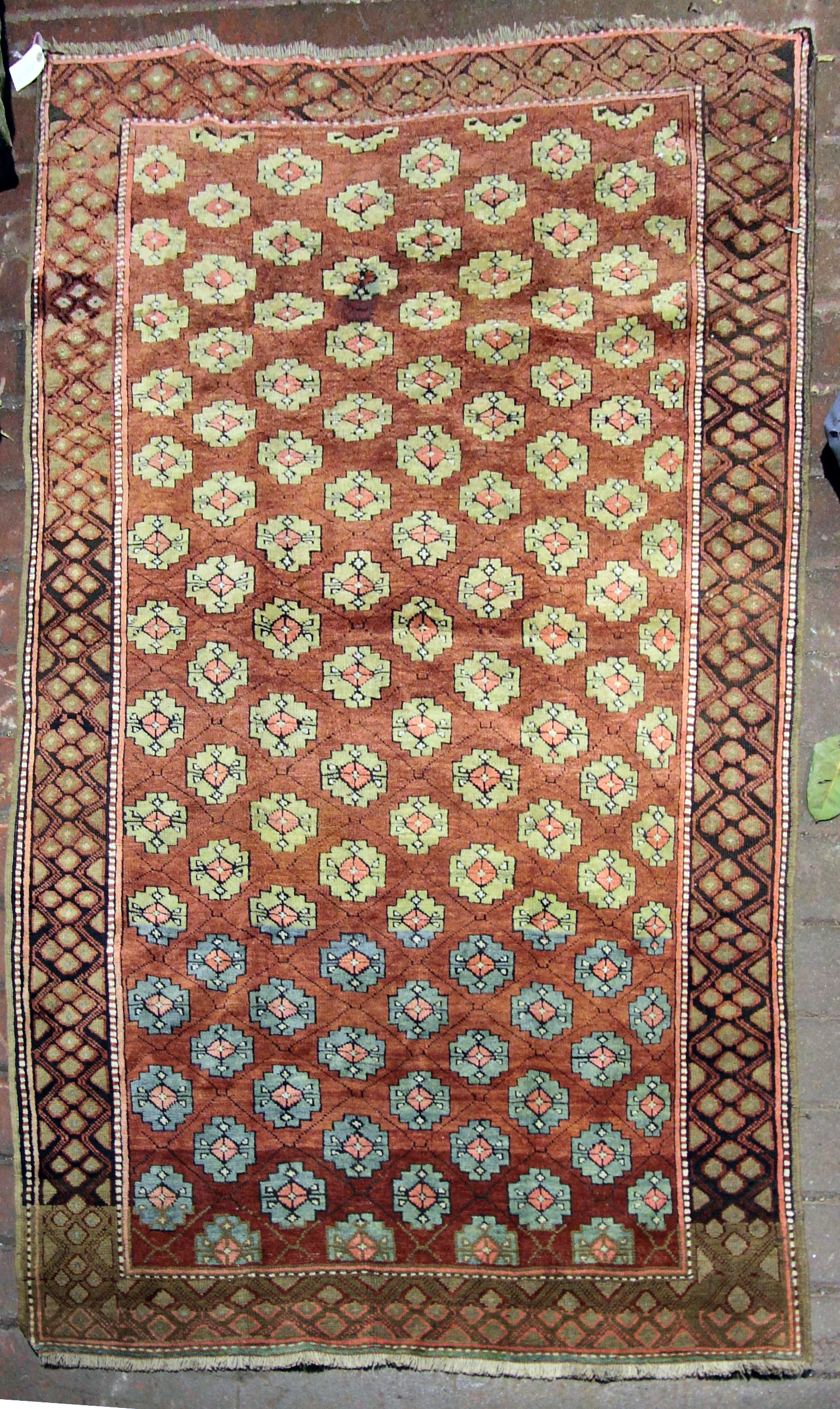 A Kazak rug