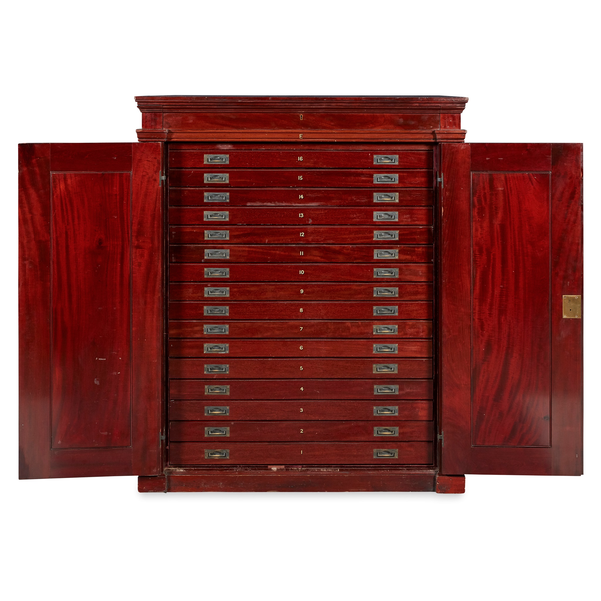 VICTORIAN MAHOGANY COLLECTOR'S CABINET