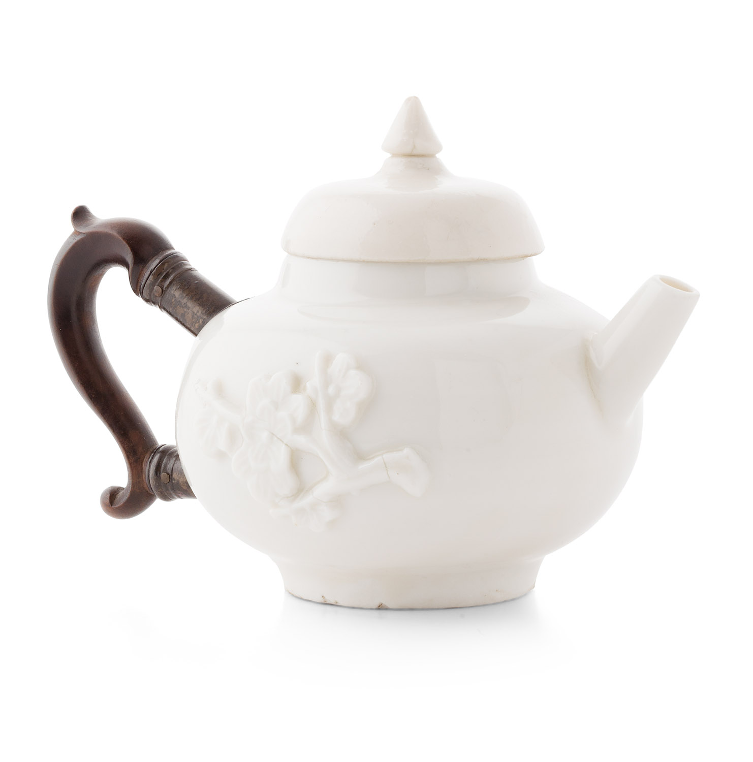 SMALL BLANC DE CHINE TEAPOT