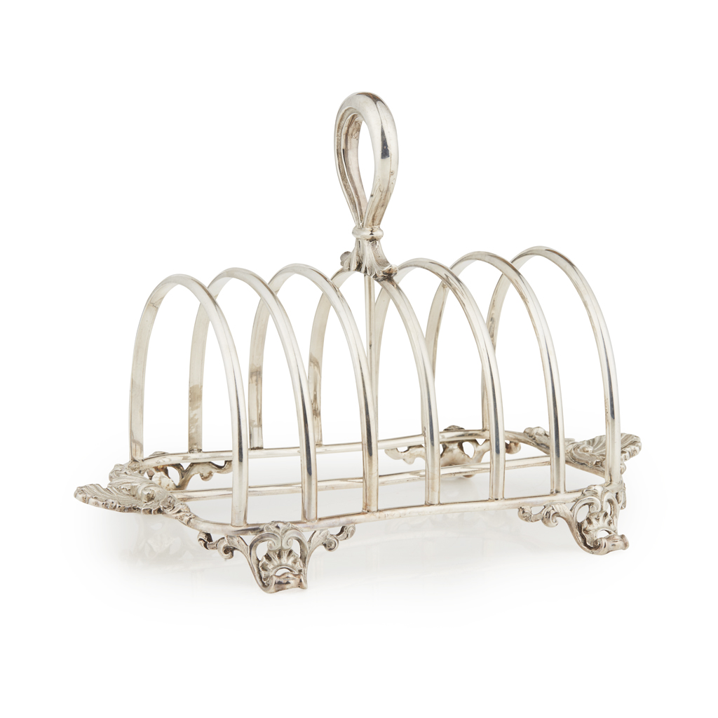 A Victorian toast rack