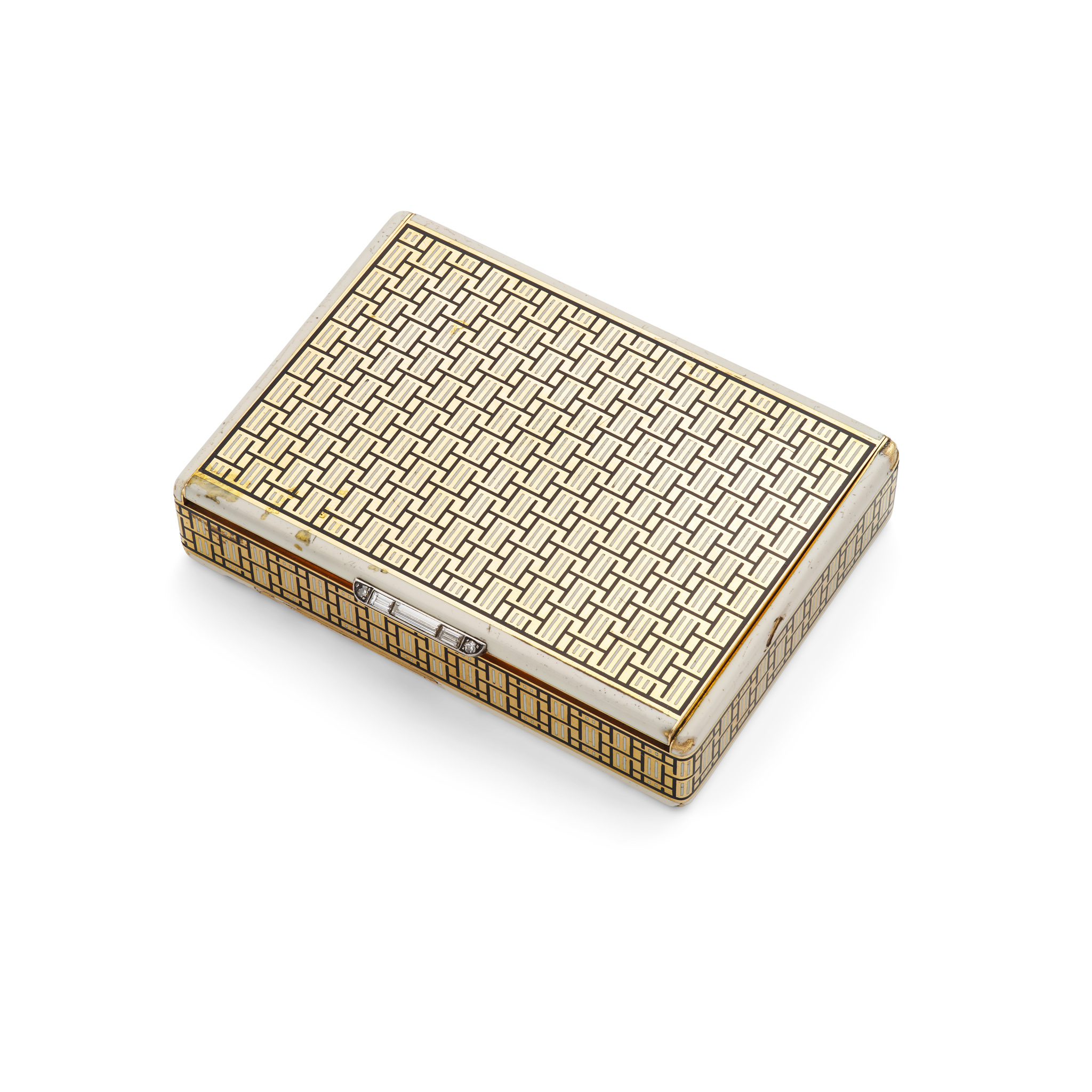 Cartier: An enamel cigarette case, circa 1925