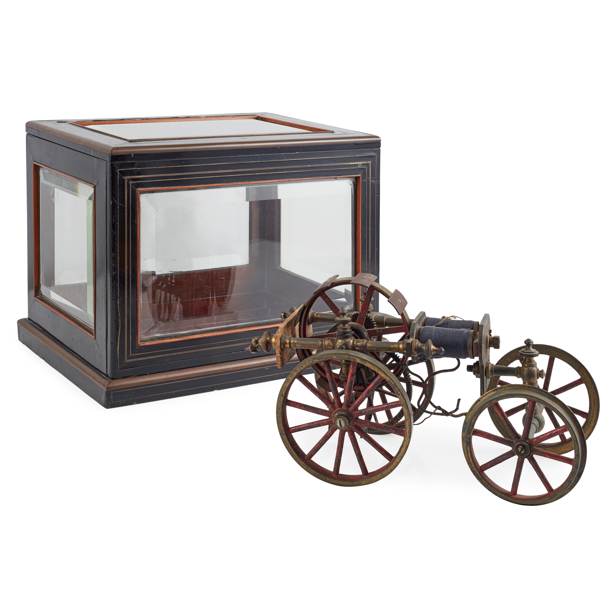 VICTORIAN ELECTRIC MODEL OF A ROAD LOCOMOTIVE