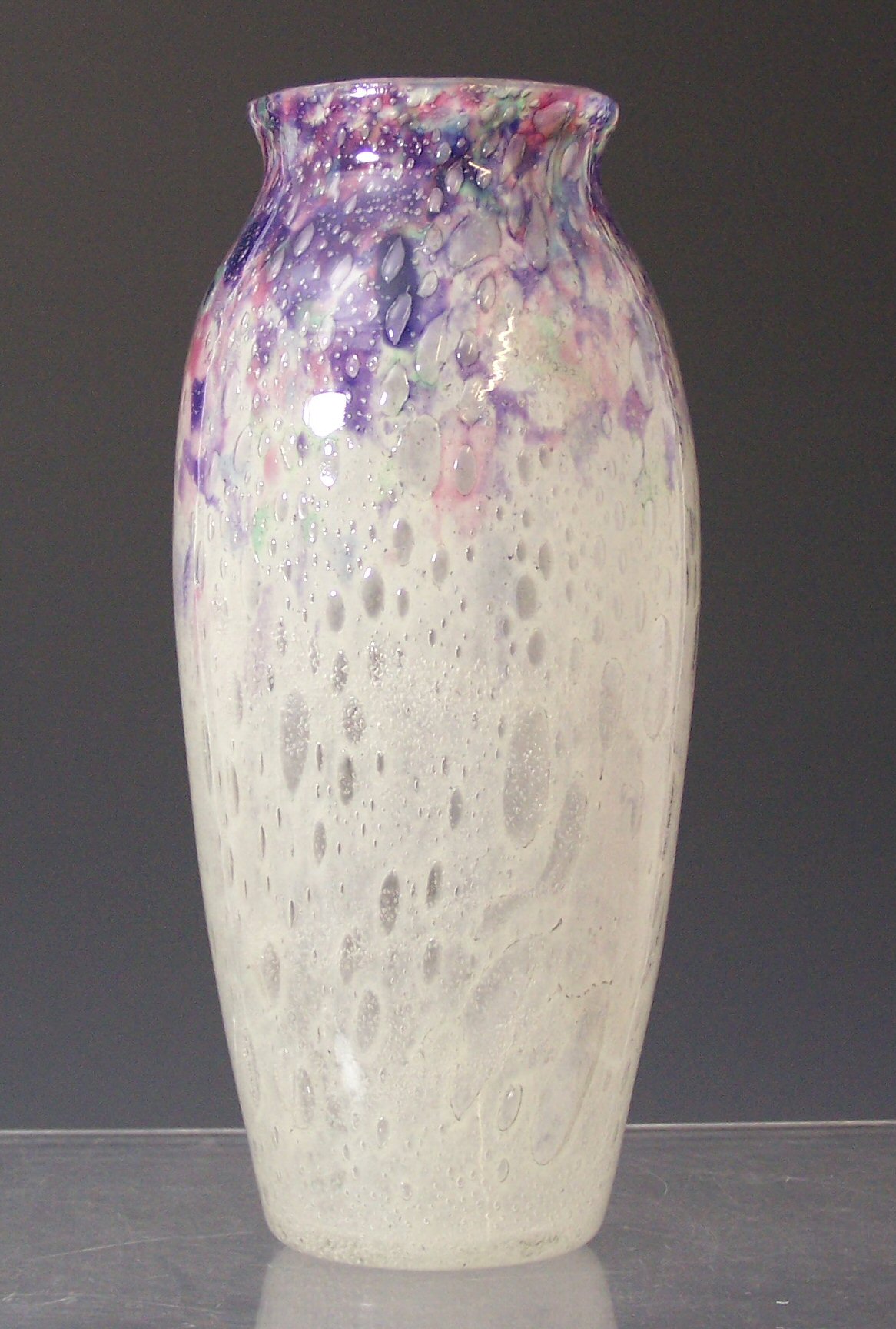 A Monart glass vase,