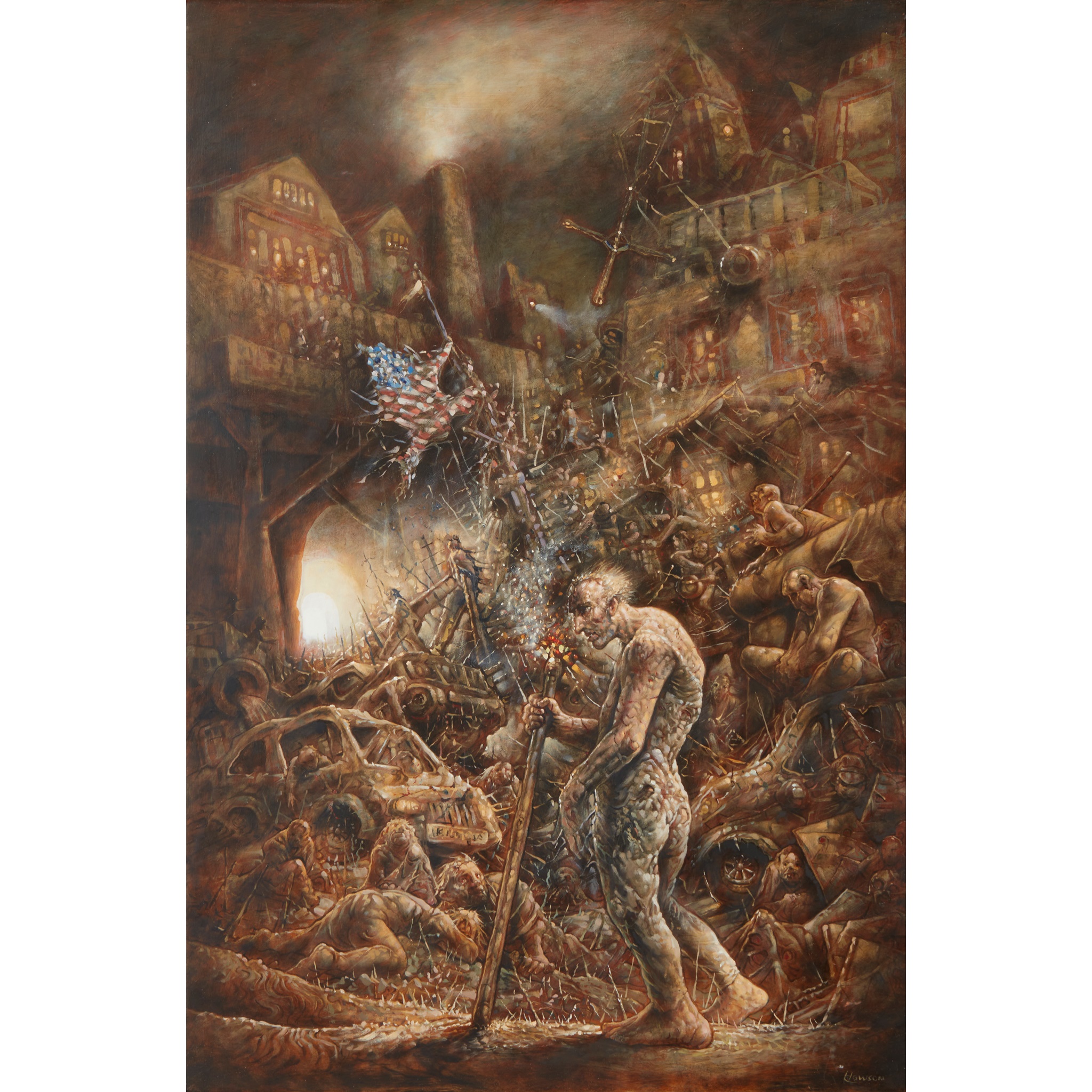 PETER HOWSON O.B.E. (SCOTTISH 1958-)