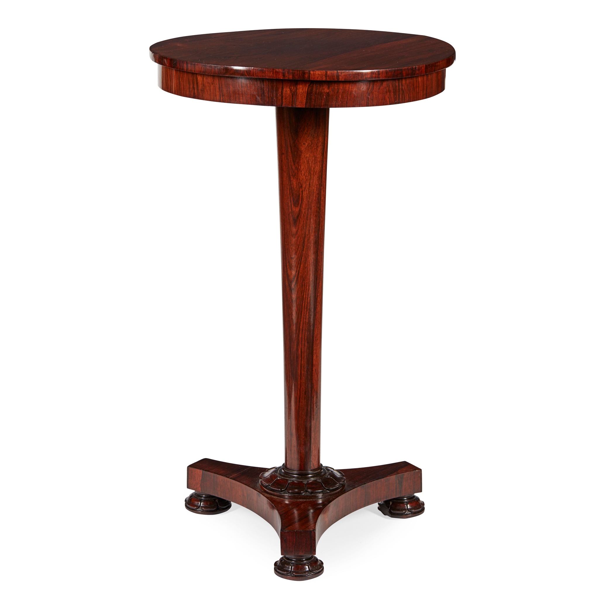 REGENCY MAHOGANY LAMP TABLE