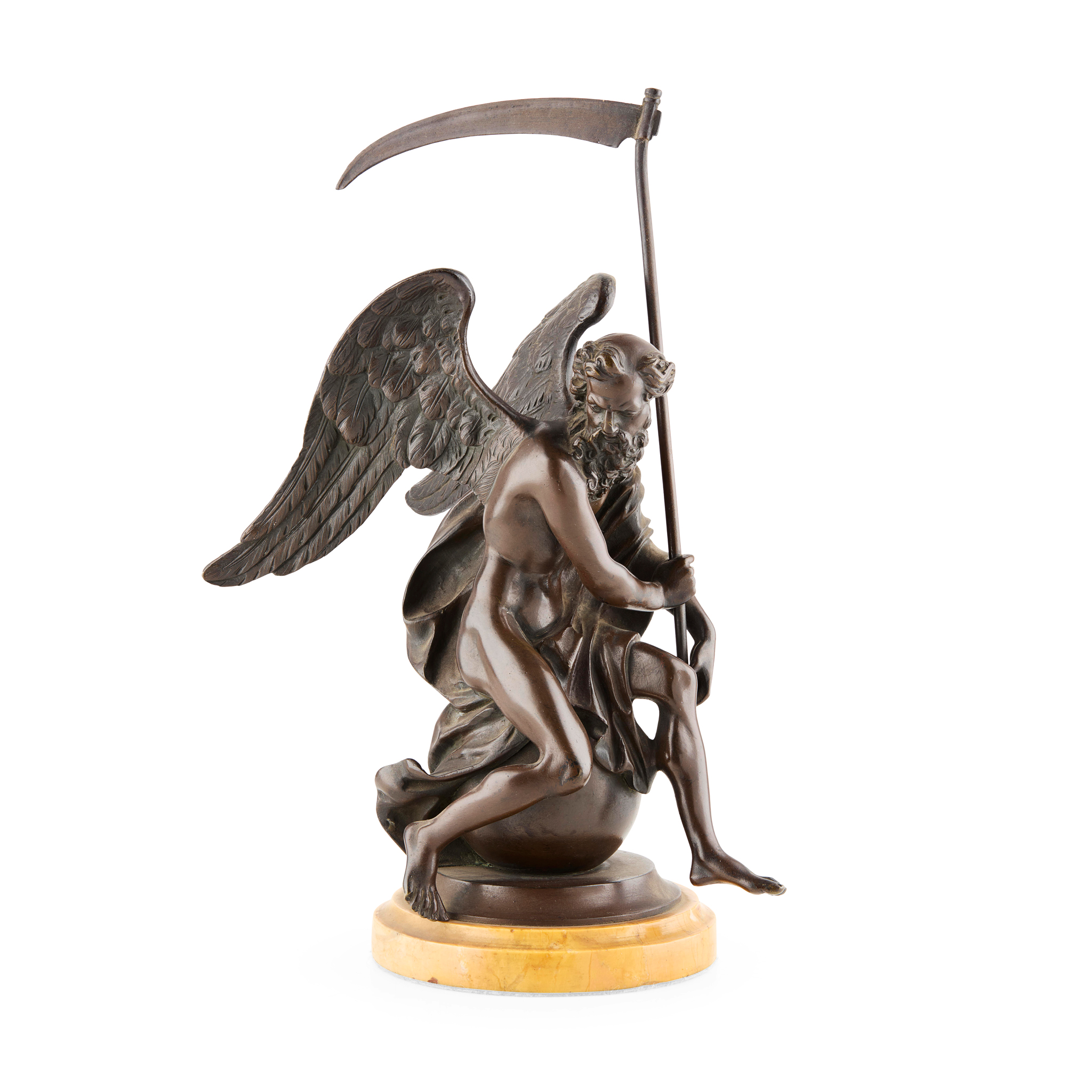 ITALIAN BRONZE FIGURE OF CHRONOS