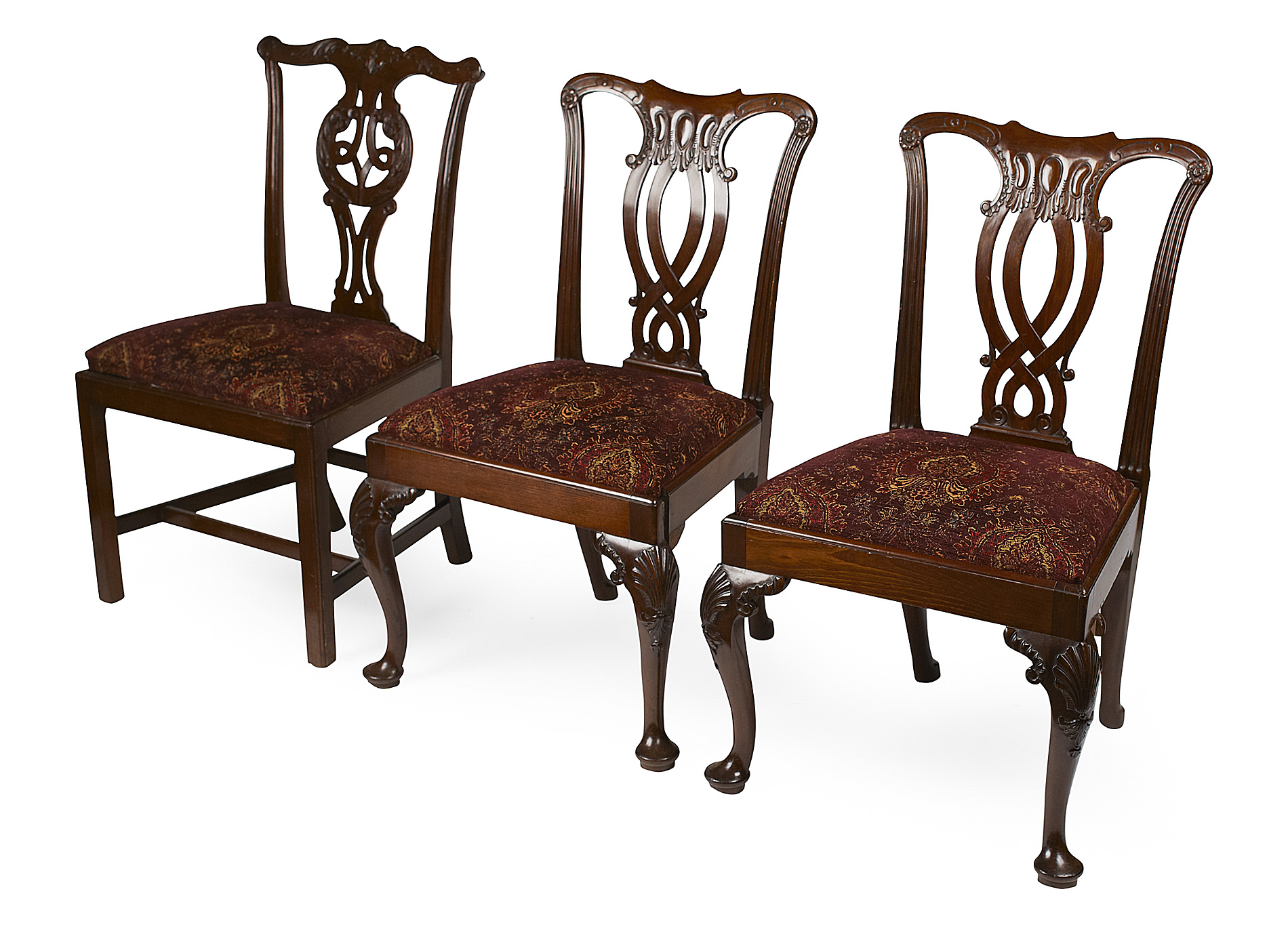 PAIR OF VICTORIAN MAHOGANY SIDE CHAIRS