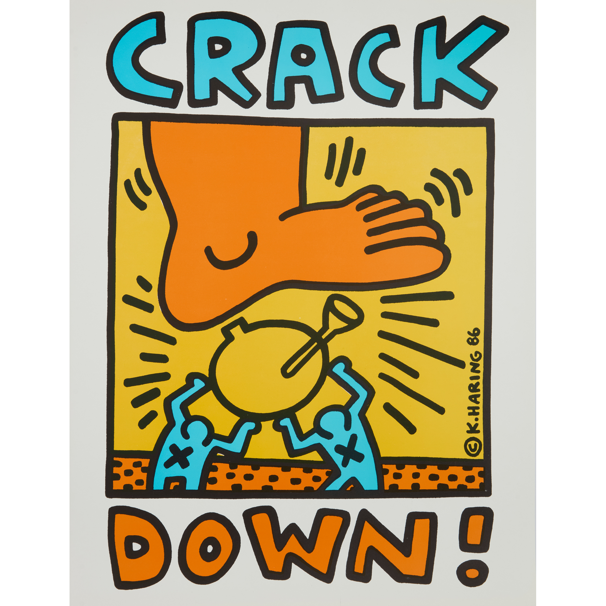 KEITH HARING (AMERICAN 1958-1990)