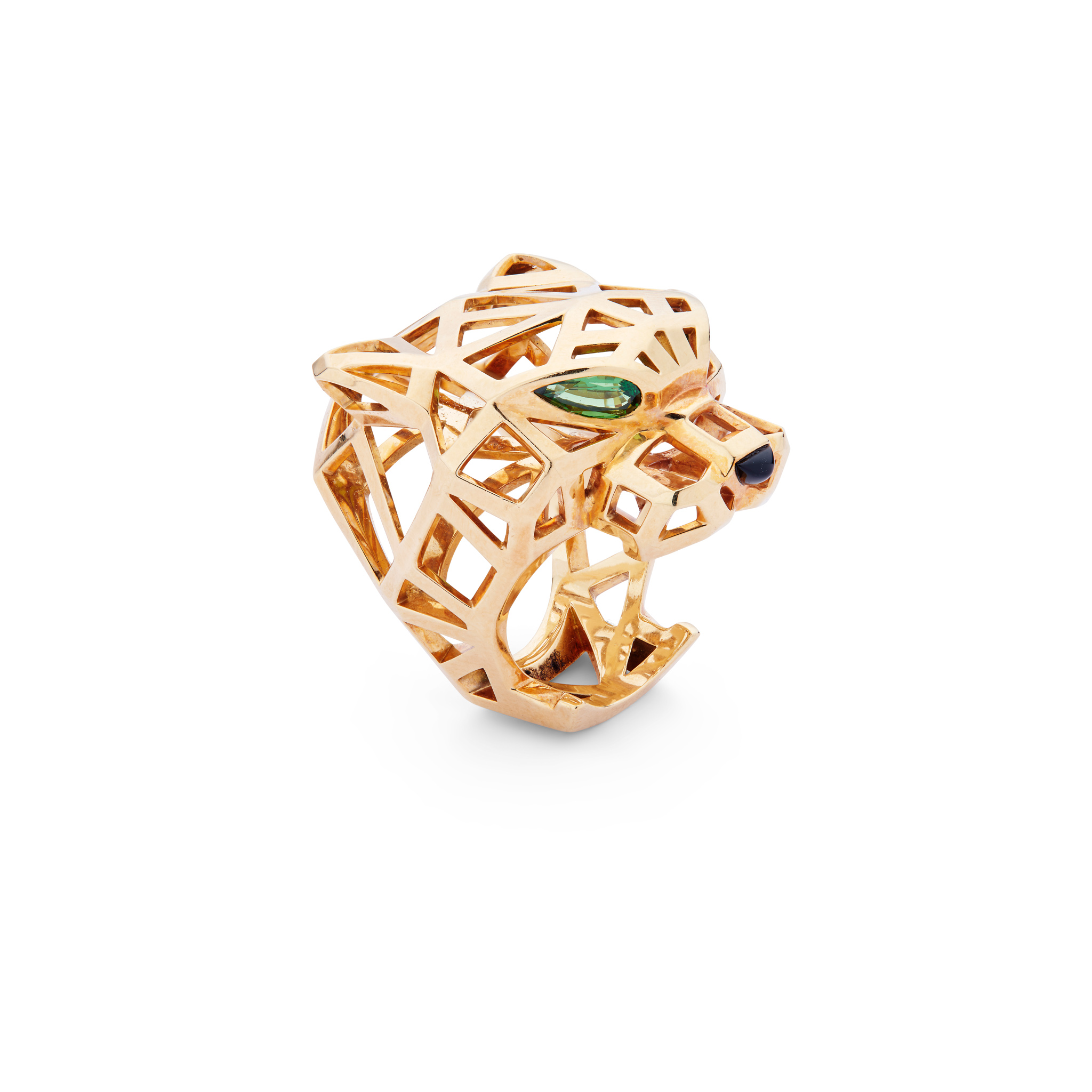 Cartier: An 18ct gold ‘Panthère de Cartier’ ring