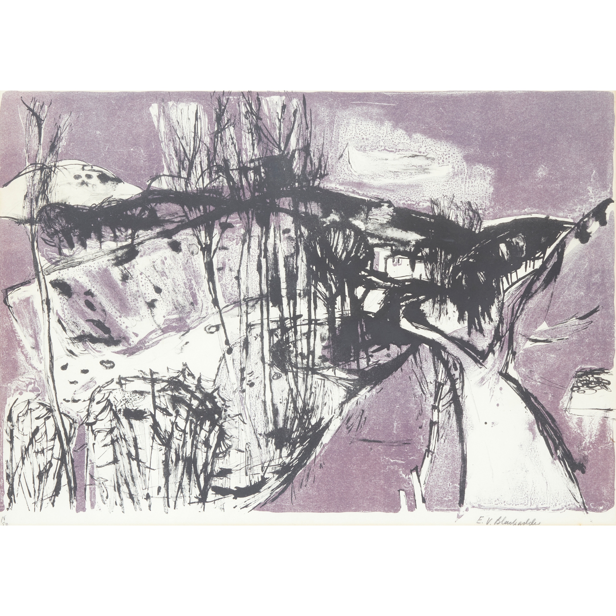 DAME ELIZABETH BLACKADDER O.B.E., R.A., R.S.A., R.S.W., R.G.I., D.Litt (SCOTTISH 1931-2021)