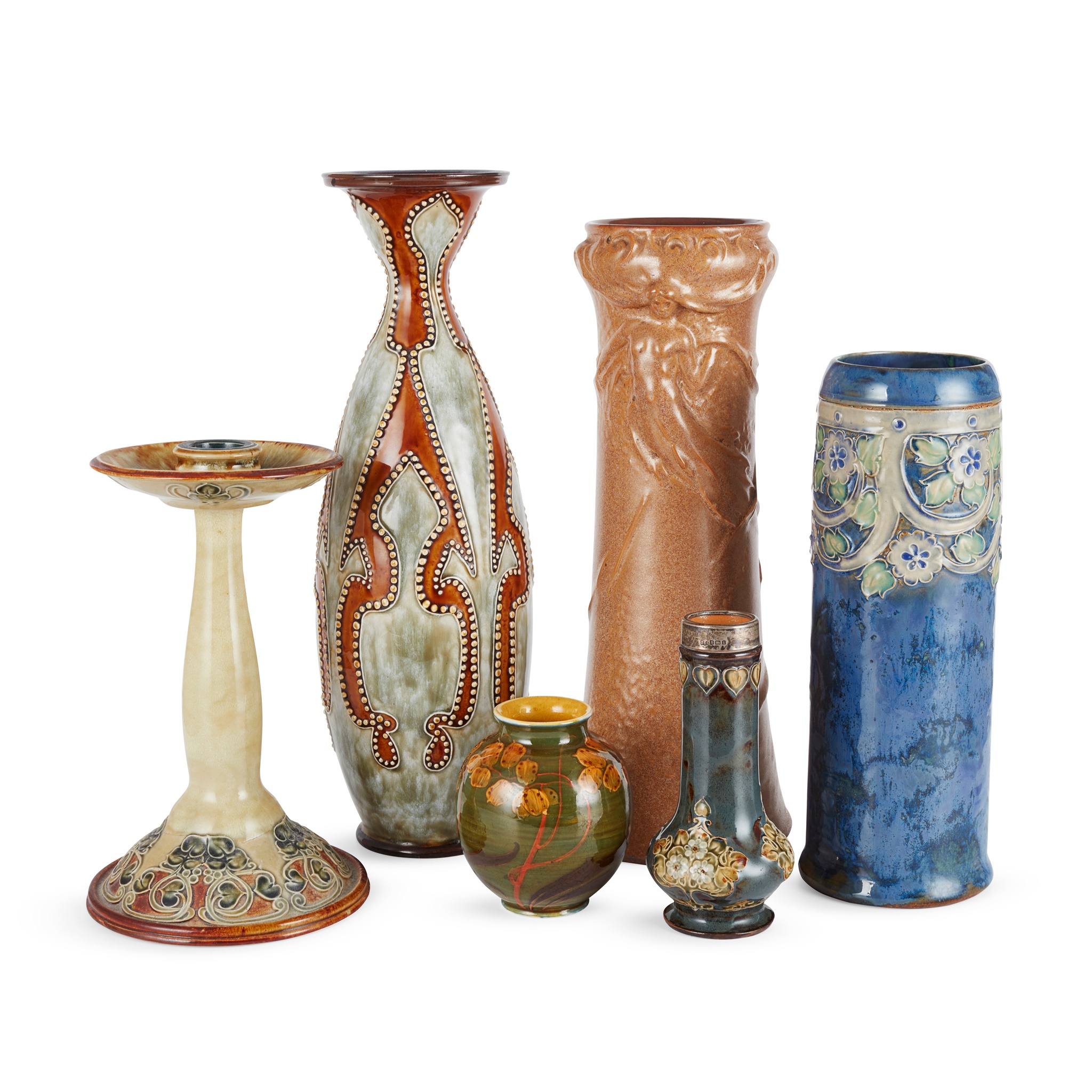 FRANCIS C. POPE (BRITISH 1880-1925) ROYAL DOULTON