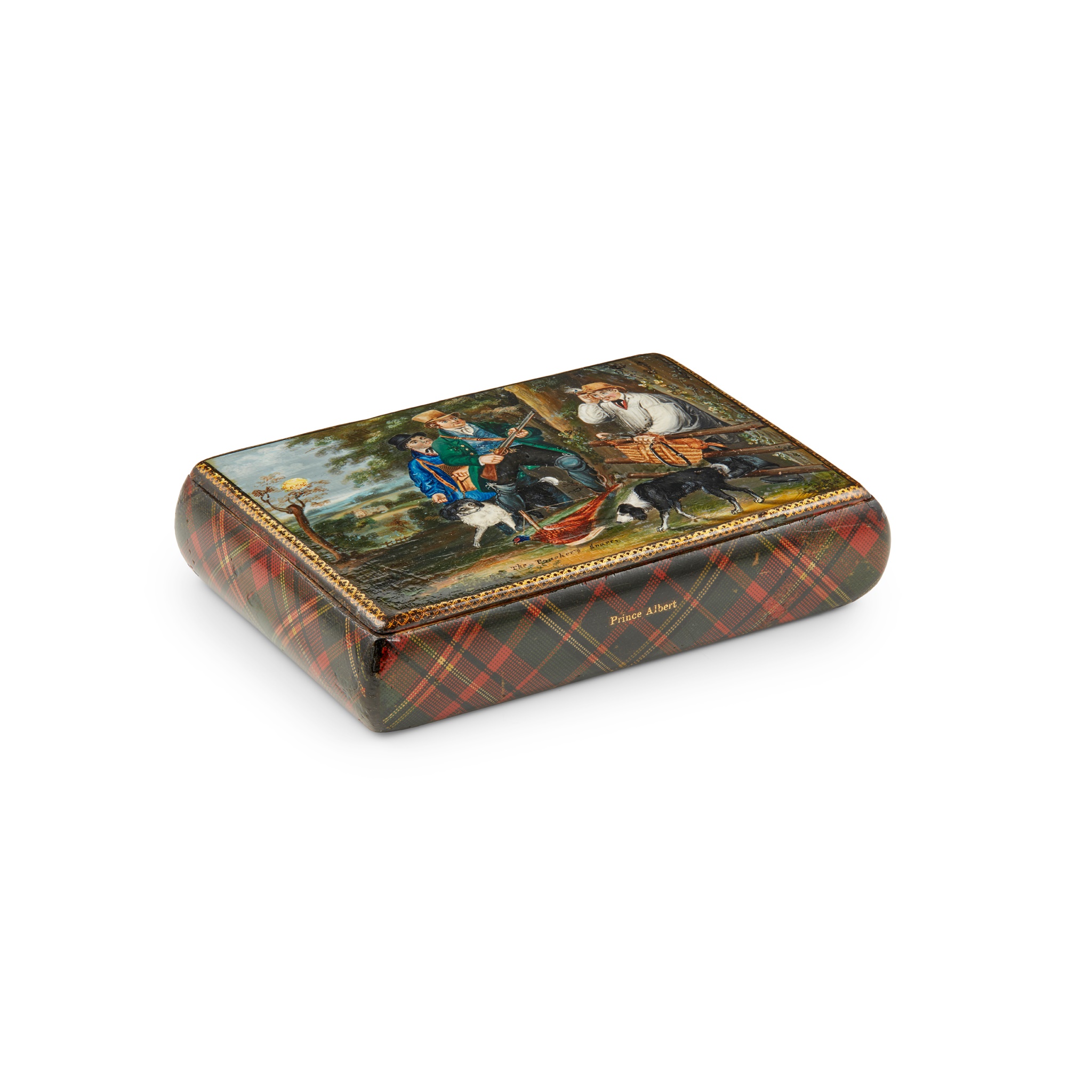 TARTANWARE SNUFF BOX