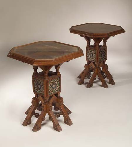 A pair of 19th century Scottish Oregon pine lodge tables,