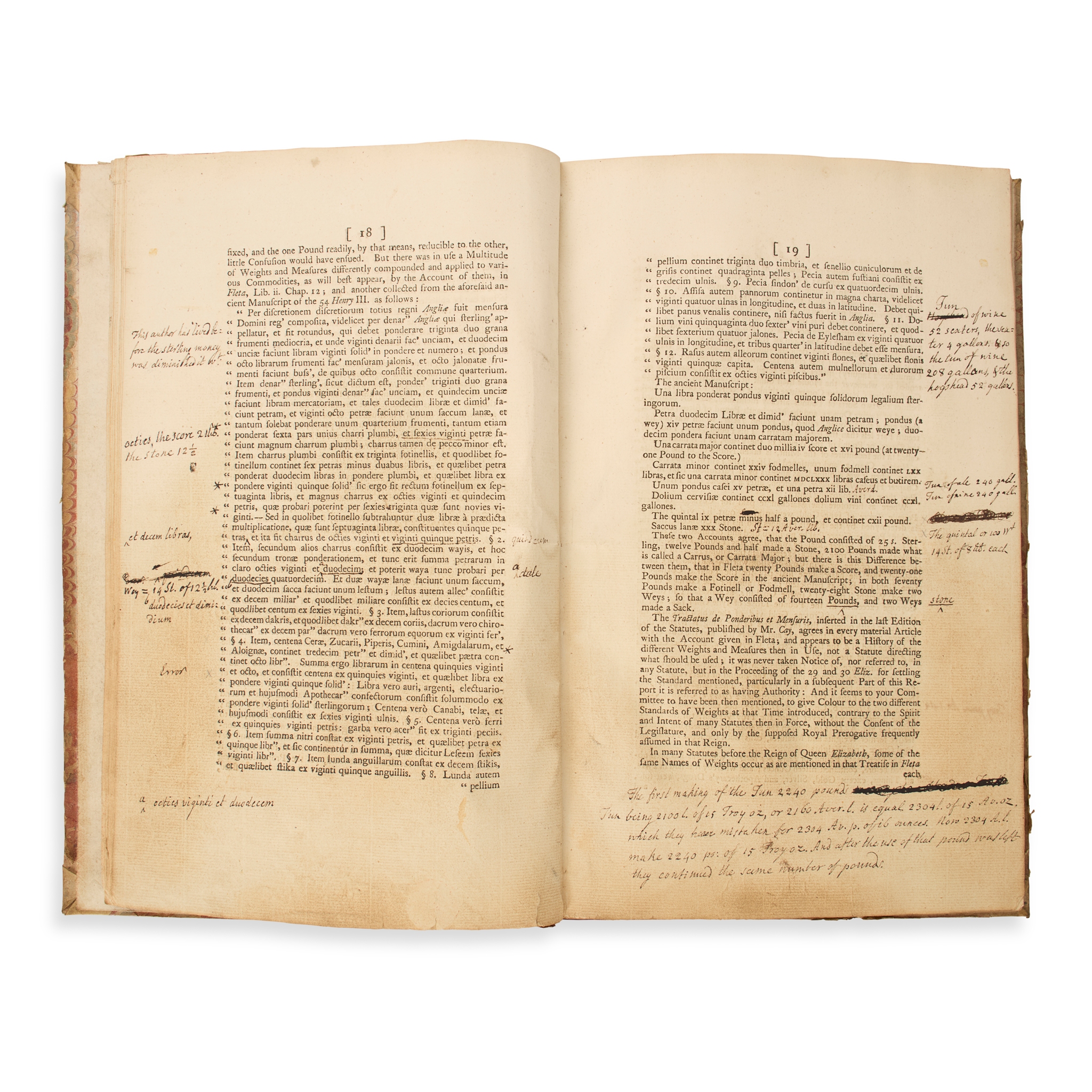 Stirling, James (1692-1770), his copy, with annotations